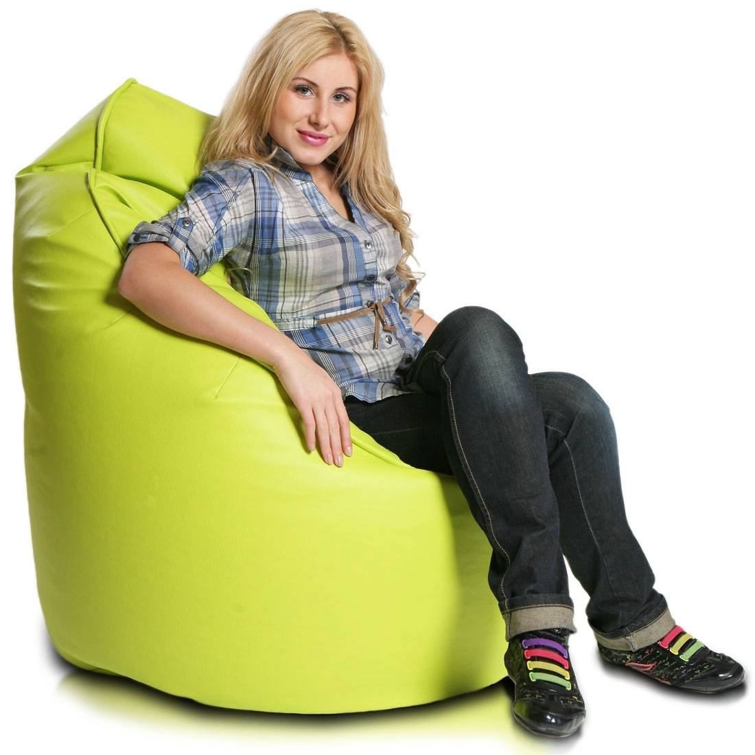 COVER POLTRONA POUF SACCO LIDER ECOPELLE