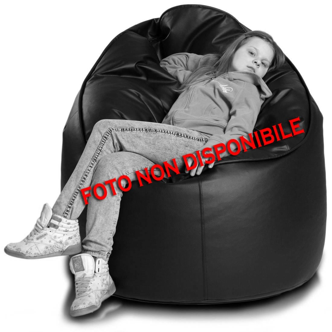 COVER POLTRONA POUF SACCO LIDER ECOPELLE