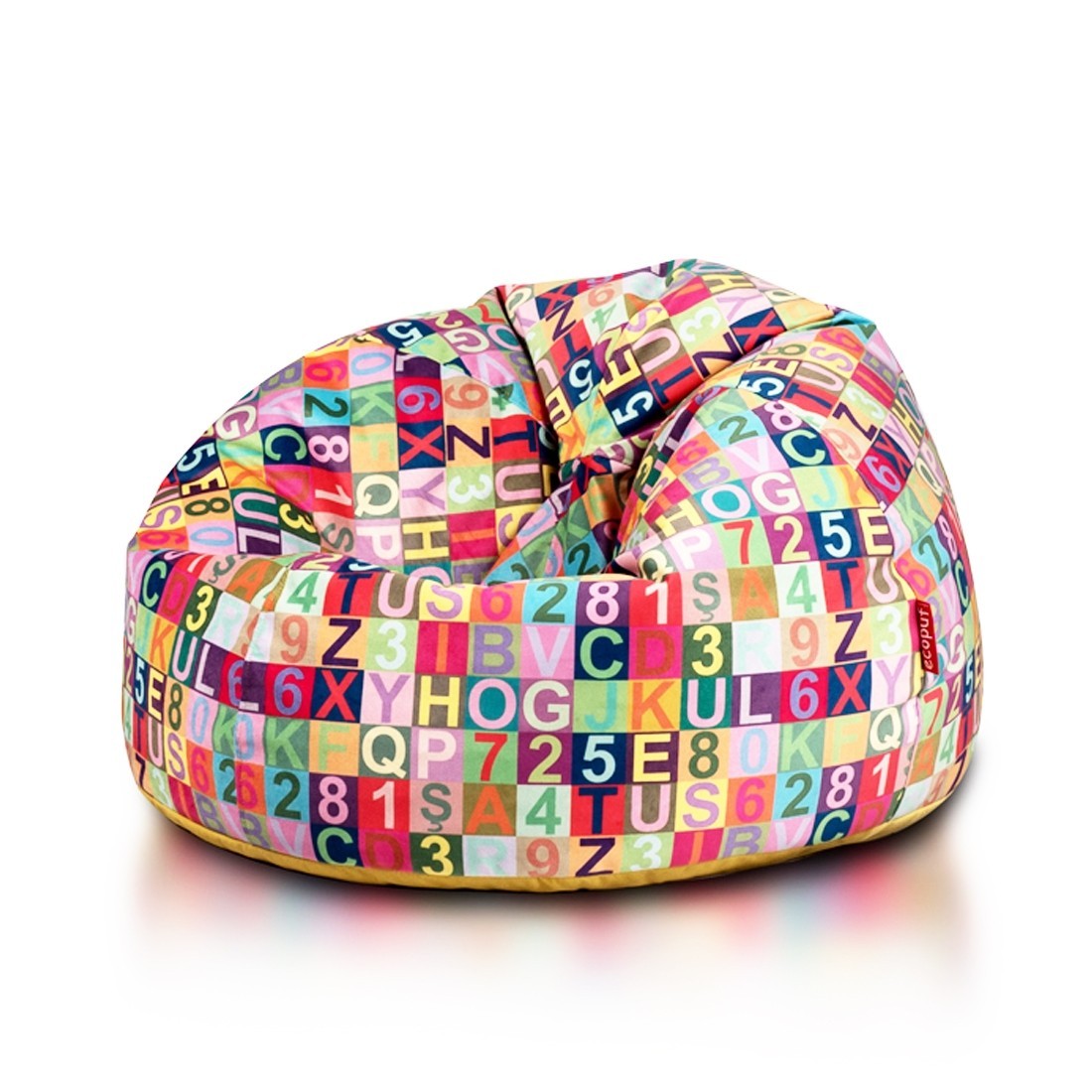 COVER POLTRONA POUF SACCO SAKWA M MODERN PLUSZ
