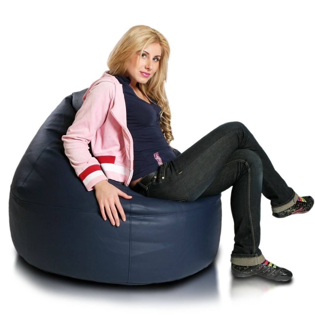 COVER POUF POLTRONA SACCO VIPER ECOPELLE