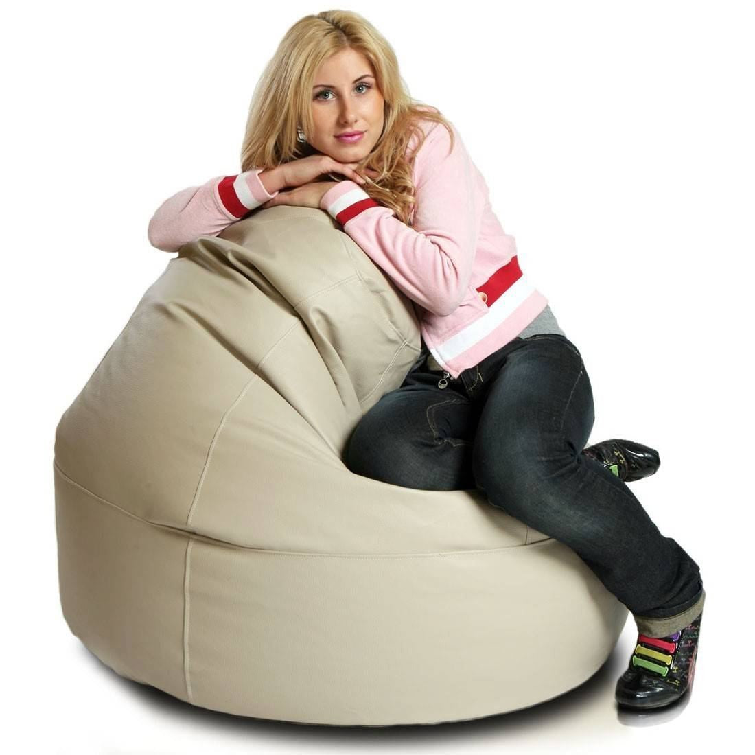 COVER POUF POLTRONA SACCO VIPER ECOPELLE