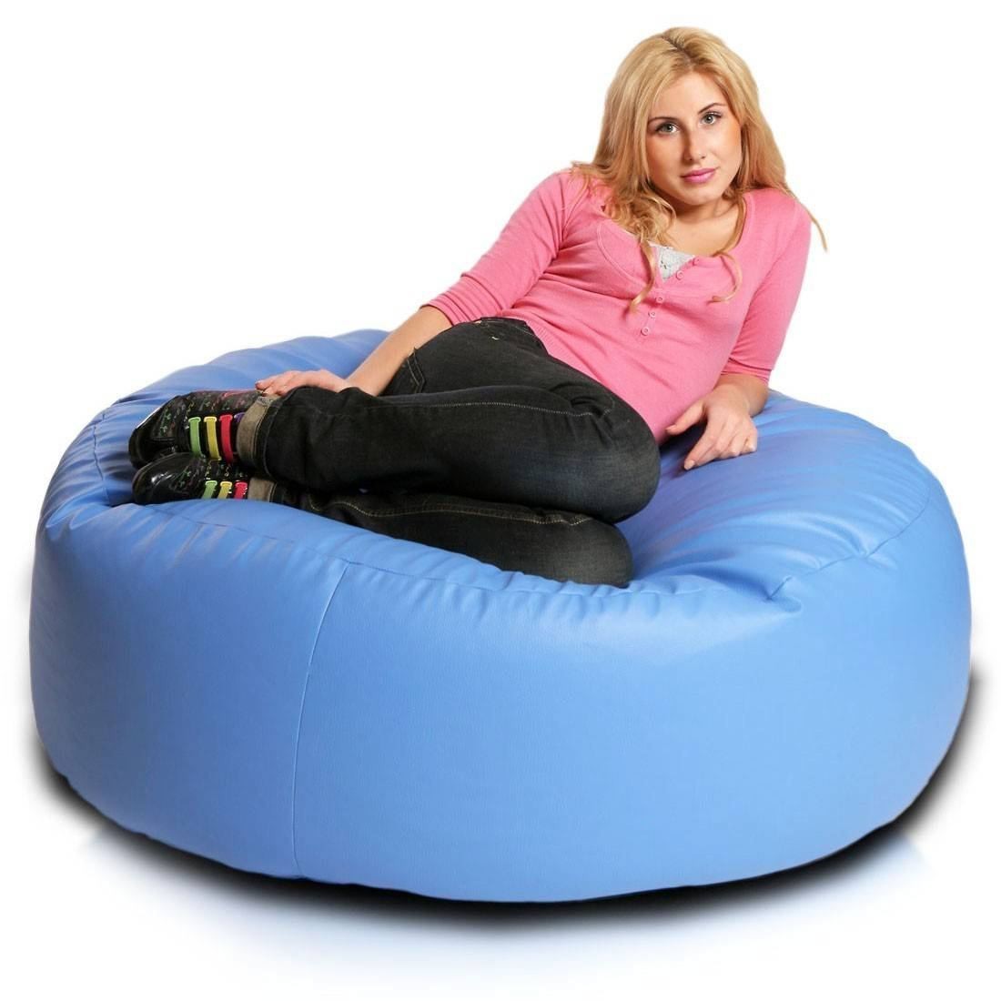COVER POUF ROTONDO MORBIDO ISLAND ECOPELLE