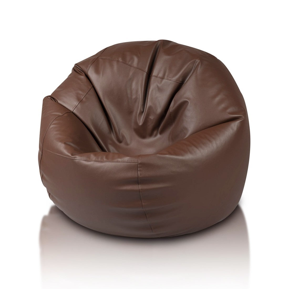 Pouf Poltrona Sacco Rotonda in Ecopelle