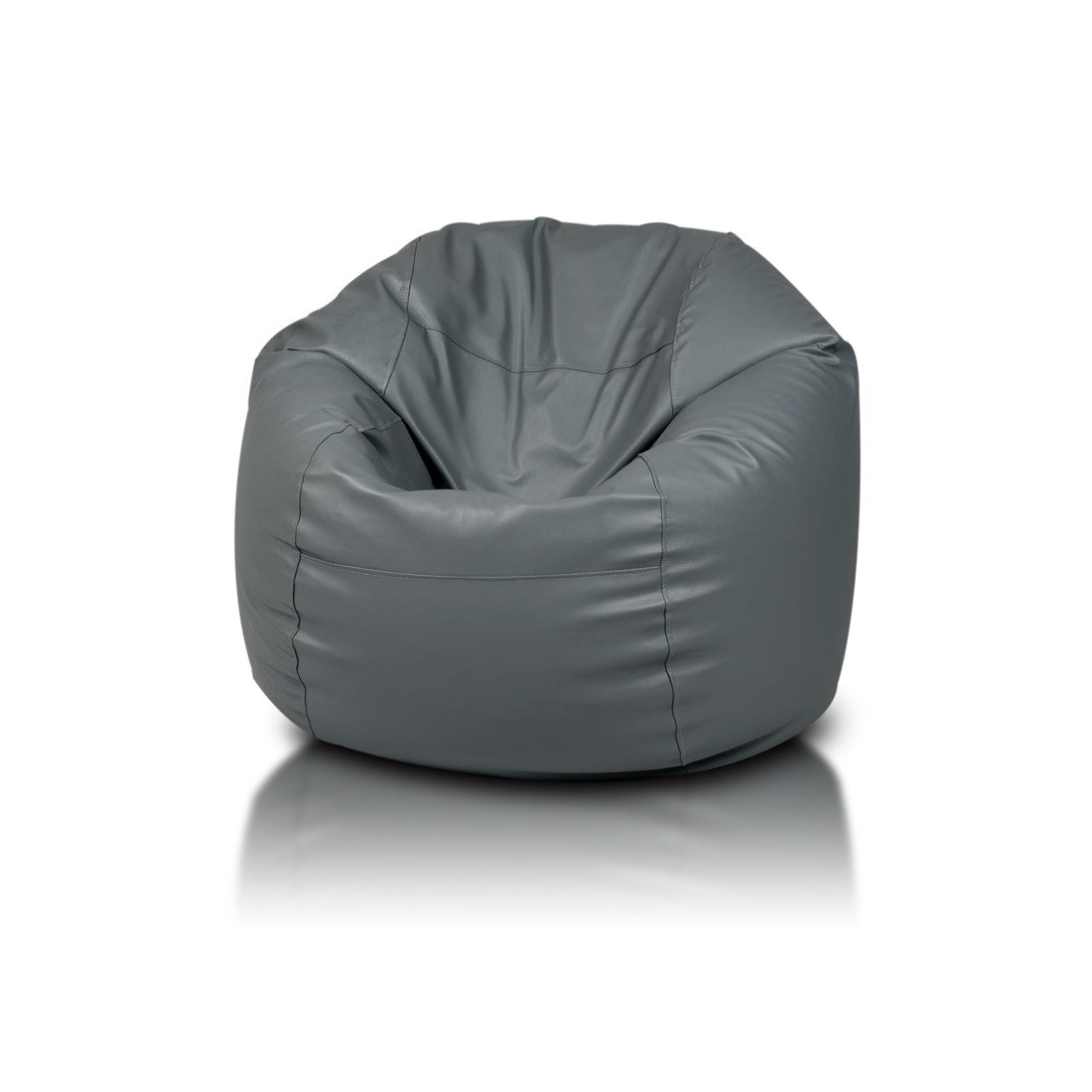 Pouf Poltrona Sacco Rotonda in Ecopelle