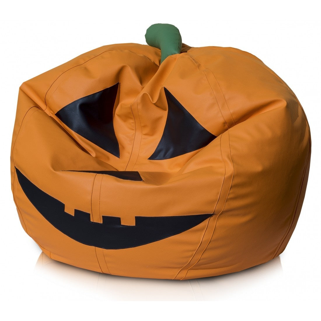 POUF A FORMA DI ZUCCA PER HALLOWEEN IN ECOPELLE