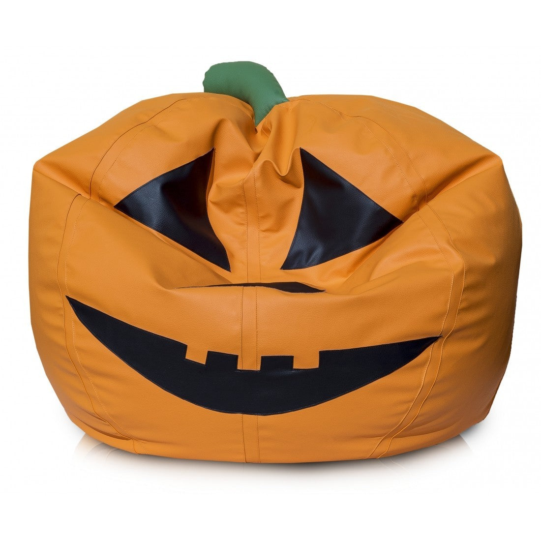 POUF A FORMA DI ZUCCA PER HALLOWEEN IN ECOPELLE