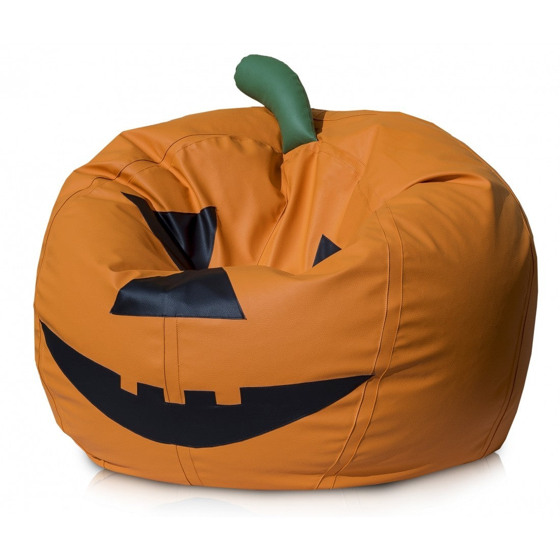 POUF A FORMA DI ZUCCA PER HALLOWEEN IN ECOPELLE