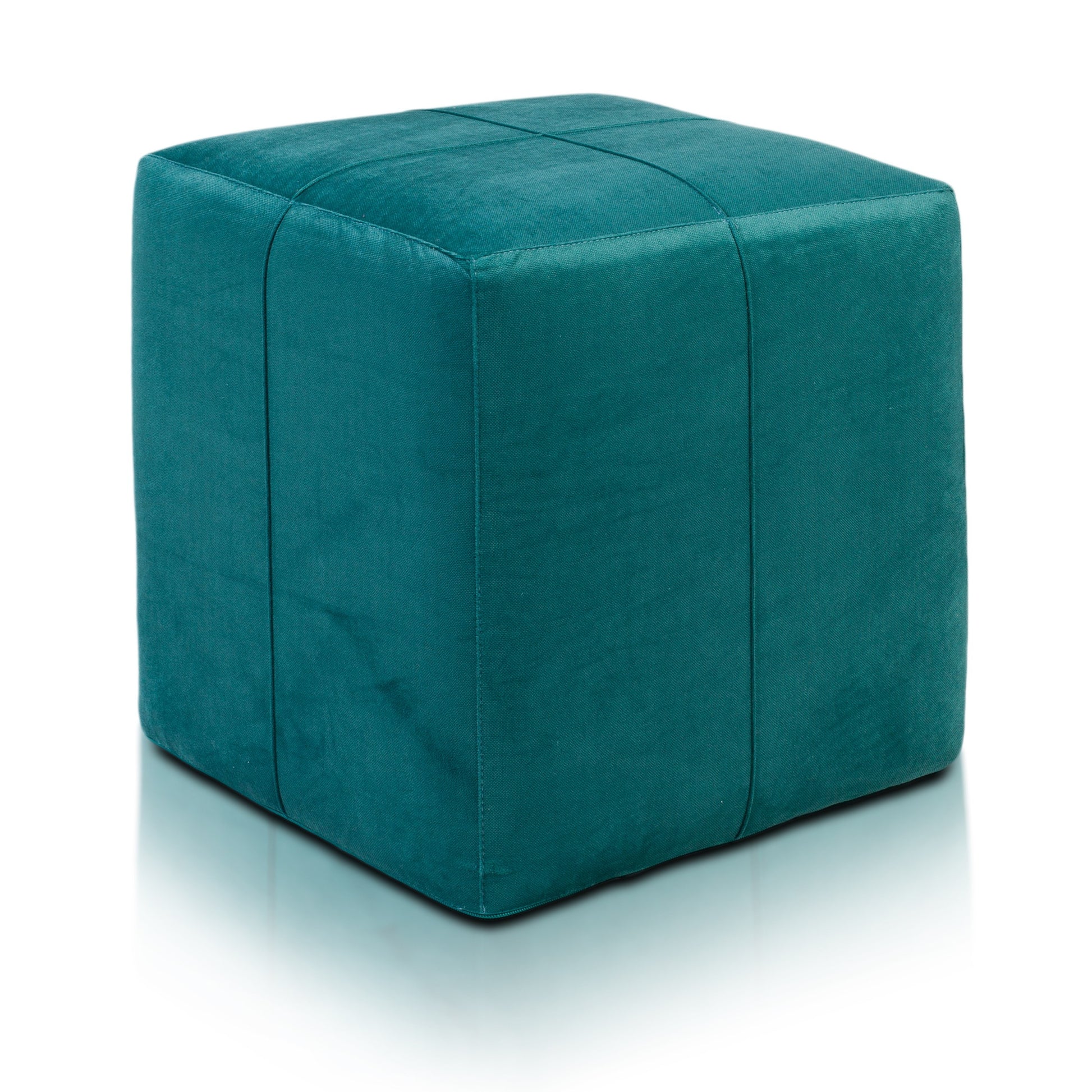 POUF POGGIAPIEDI QUADRATO 40X40 MICROFIBRA