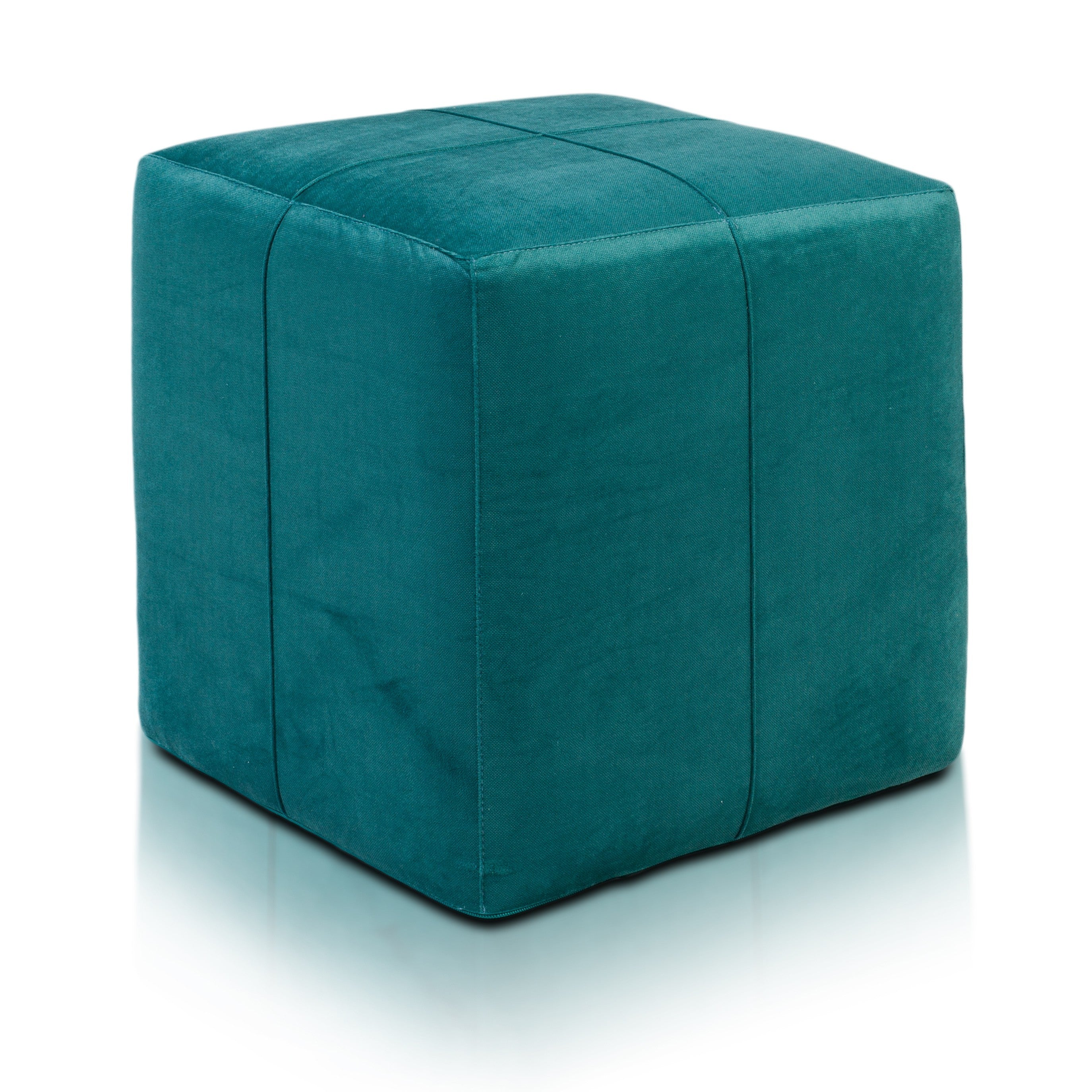 POUF POGGIAPIEDI QUADRATO 40X40 MICROFIBRA