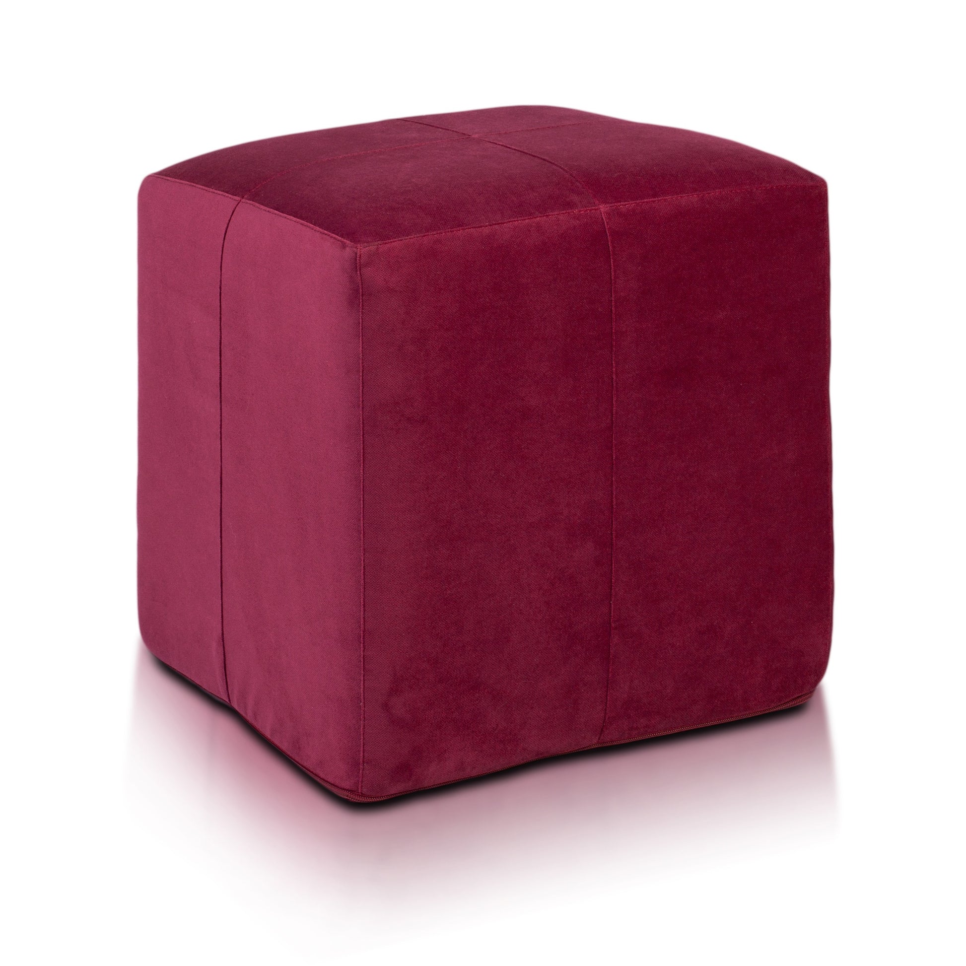 POUF POGGIAPIEDI QUADRATO 40X40 MICROFIBRA