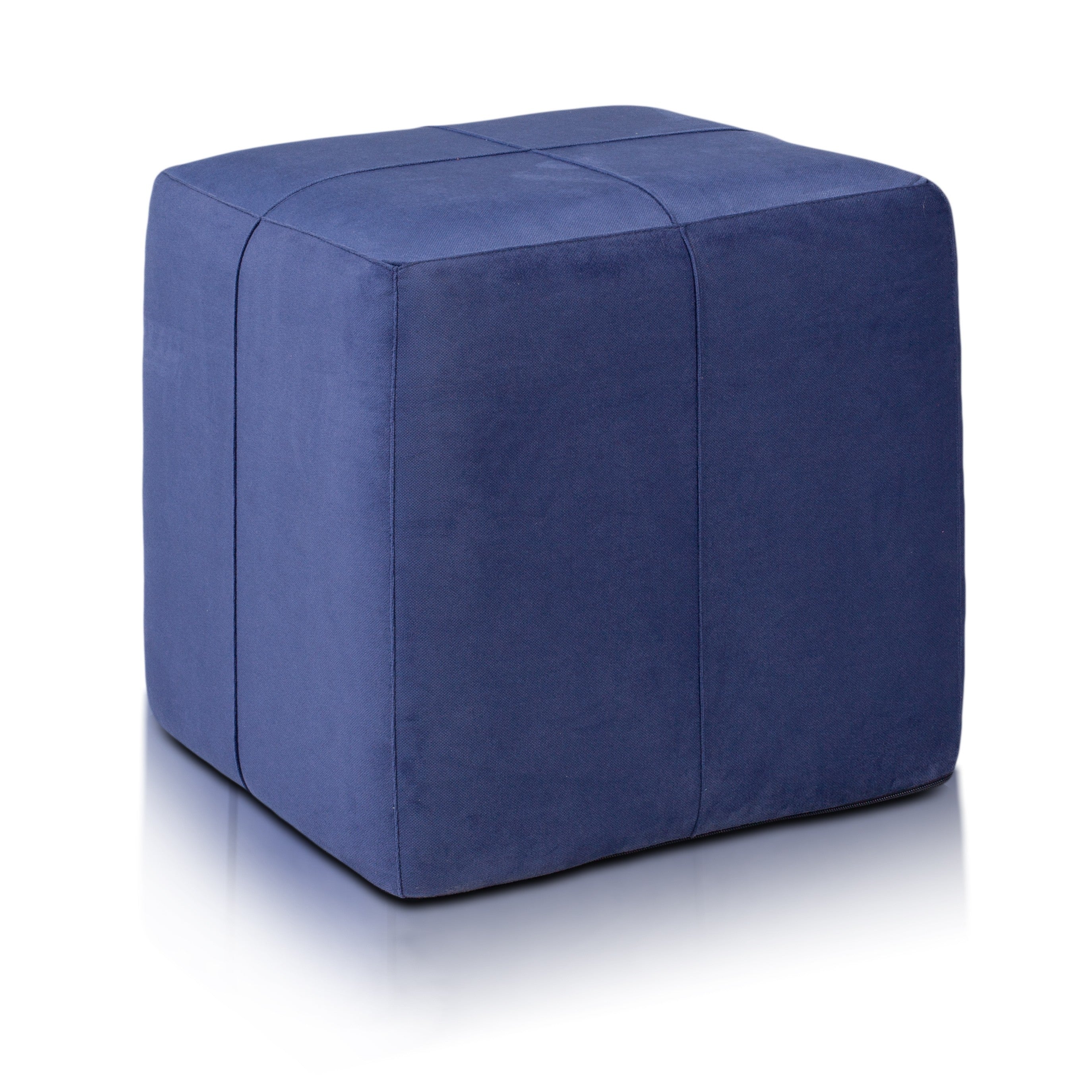 POUF POGGIAPIEDI QUADRATO 40X40 MICROFIBRA