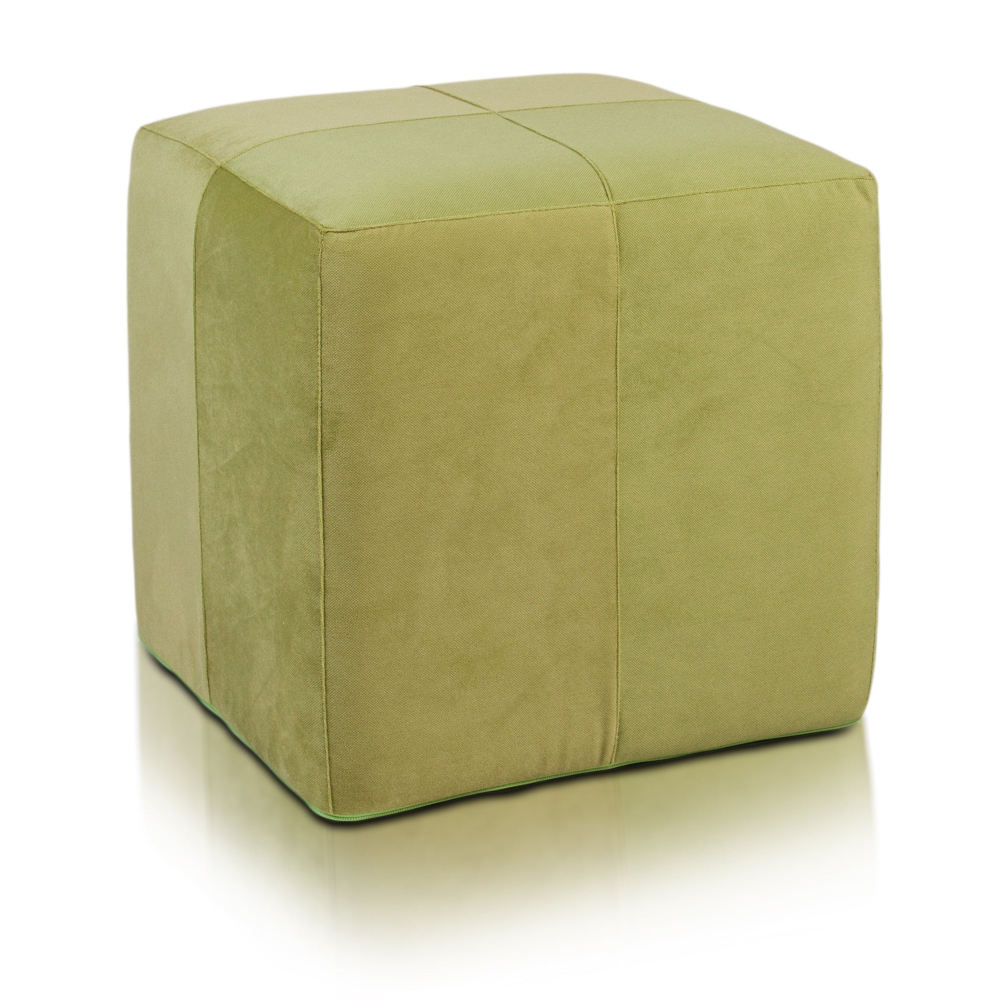 POUF POGGIAPIEDI QUADRATO 40X40 MICROFIBRA