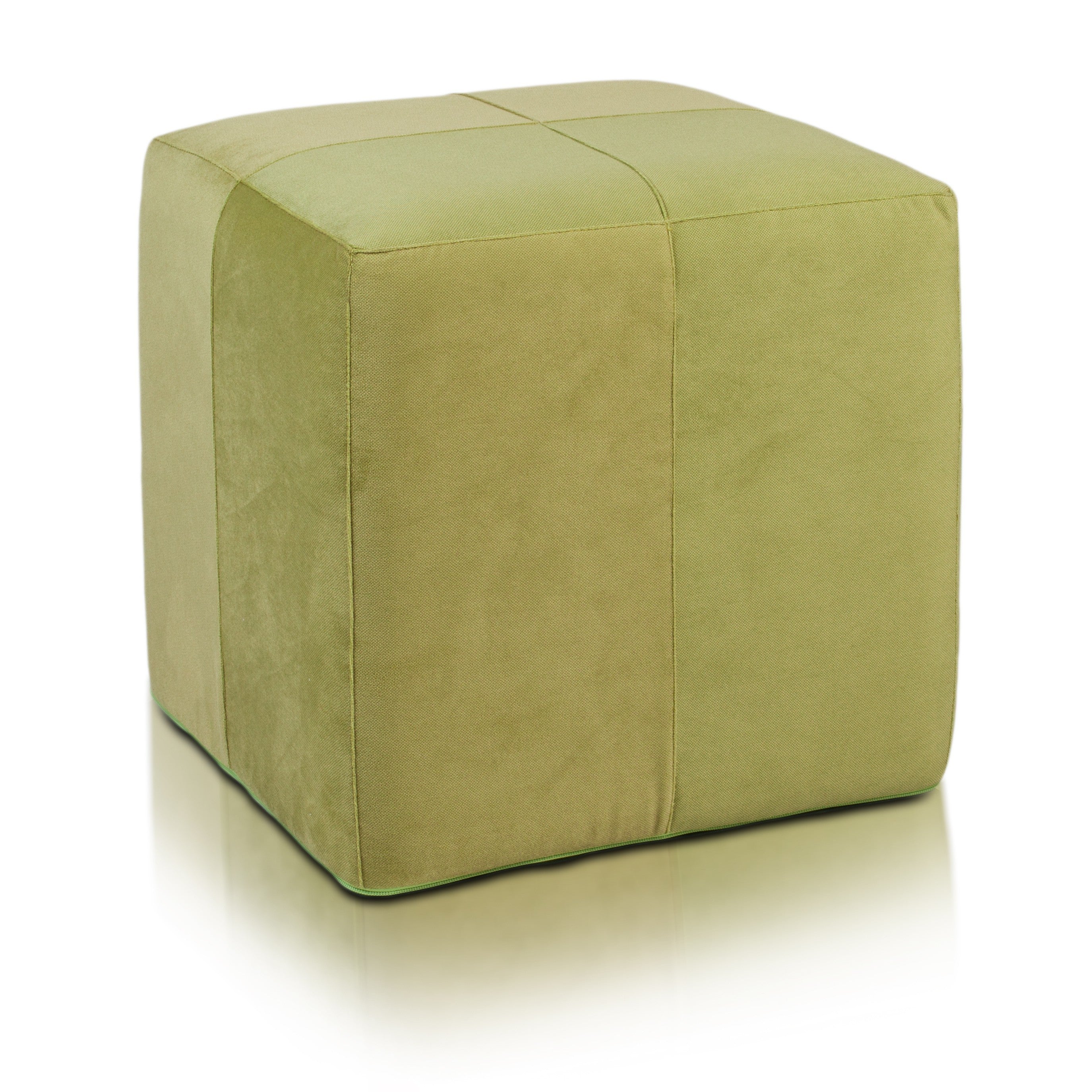 POUF POGGIAPIEDI QUADRATO 40X40 MICROFIBRA