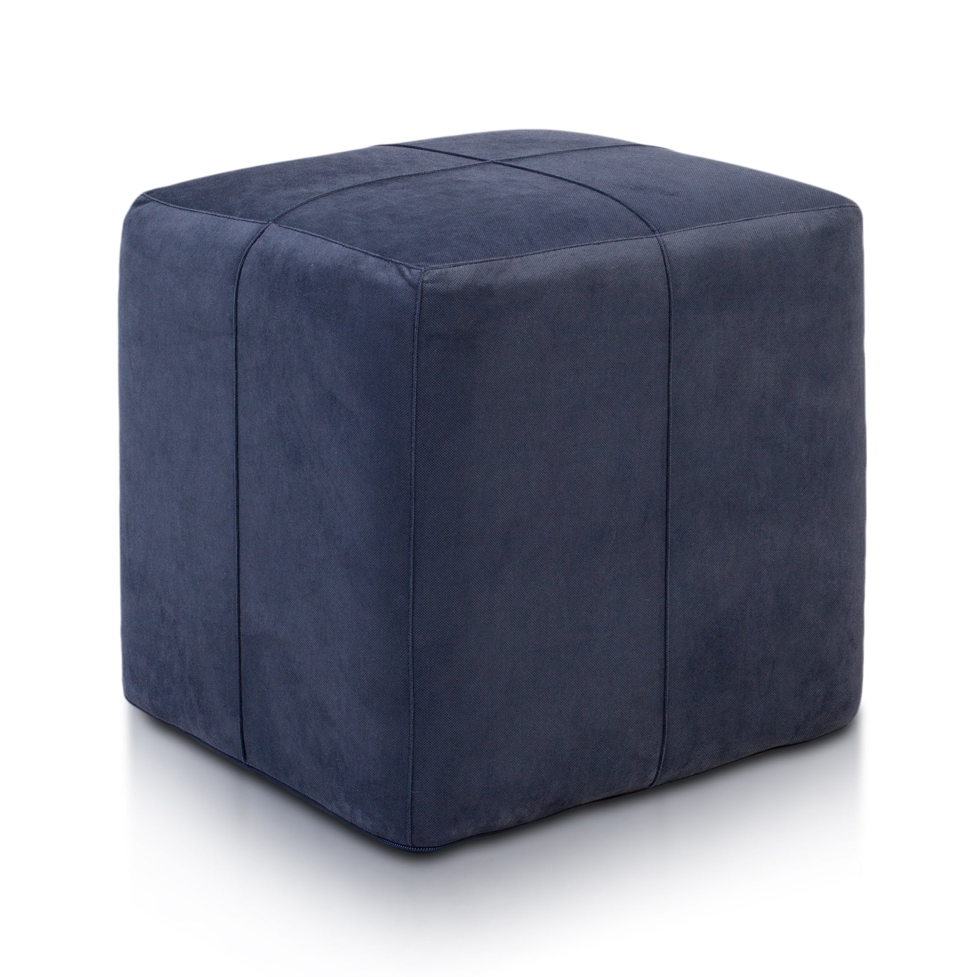 POUF POGGIAPIEDI QUADRATO 40X40 MICROFIBRA