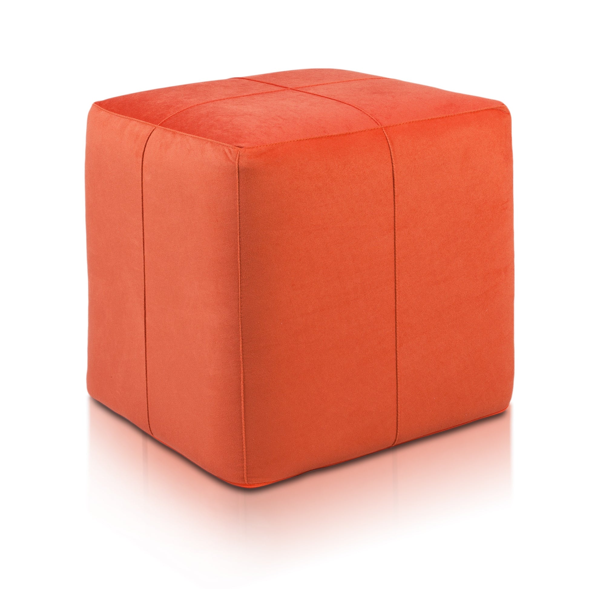 POUF POGGIAPIEDI QUADRATO 40X40 MICROFIBRA