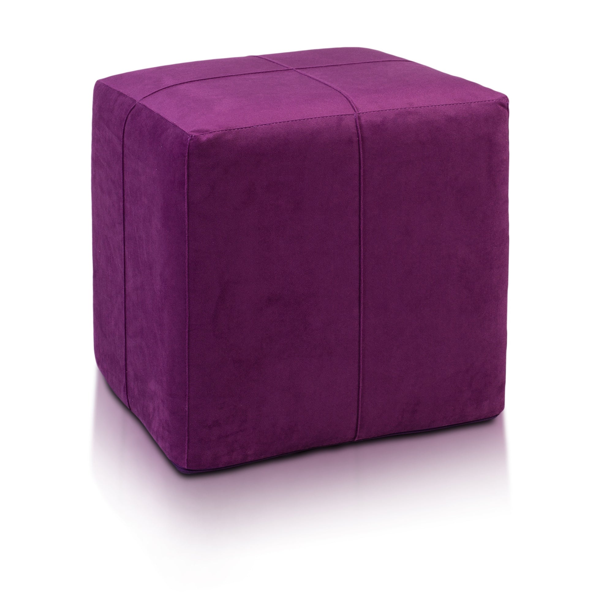 POUF POGGIAPIEDI QUADRATO 40X40 MICROFIBRA
