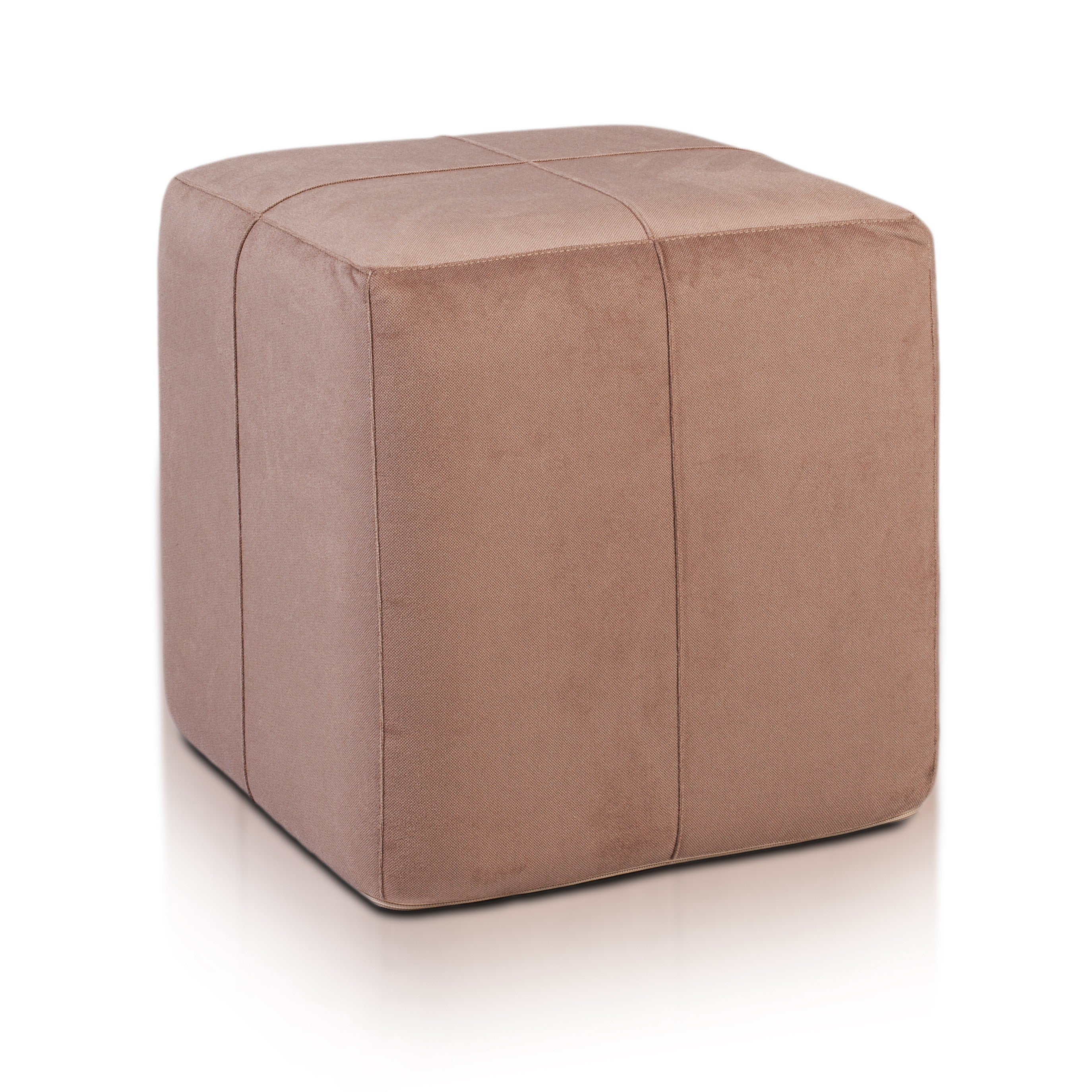 POUF POGGIAPIEDI QUADRATO 40X40 MICROFIBRA