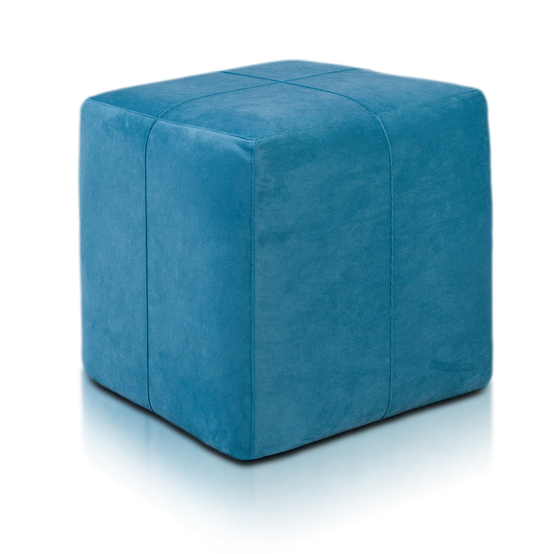 POUF POGGIAPIEDI QUADRATO 40X40 MICROFIBRA