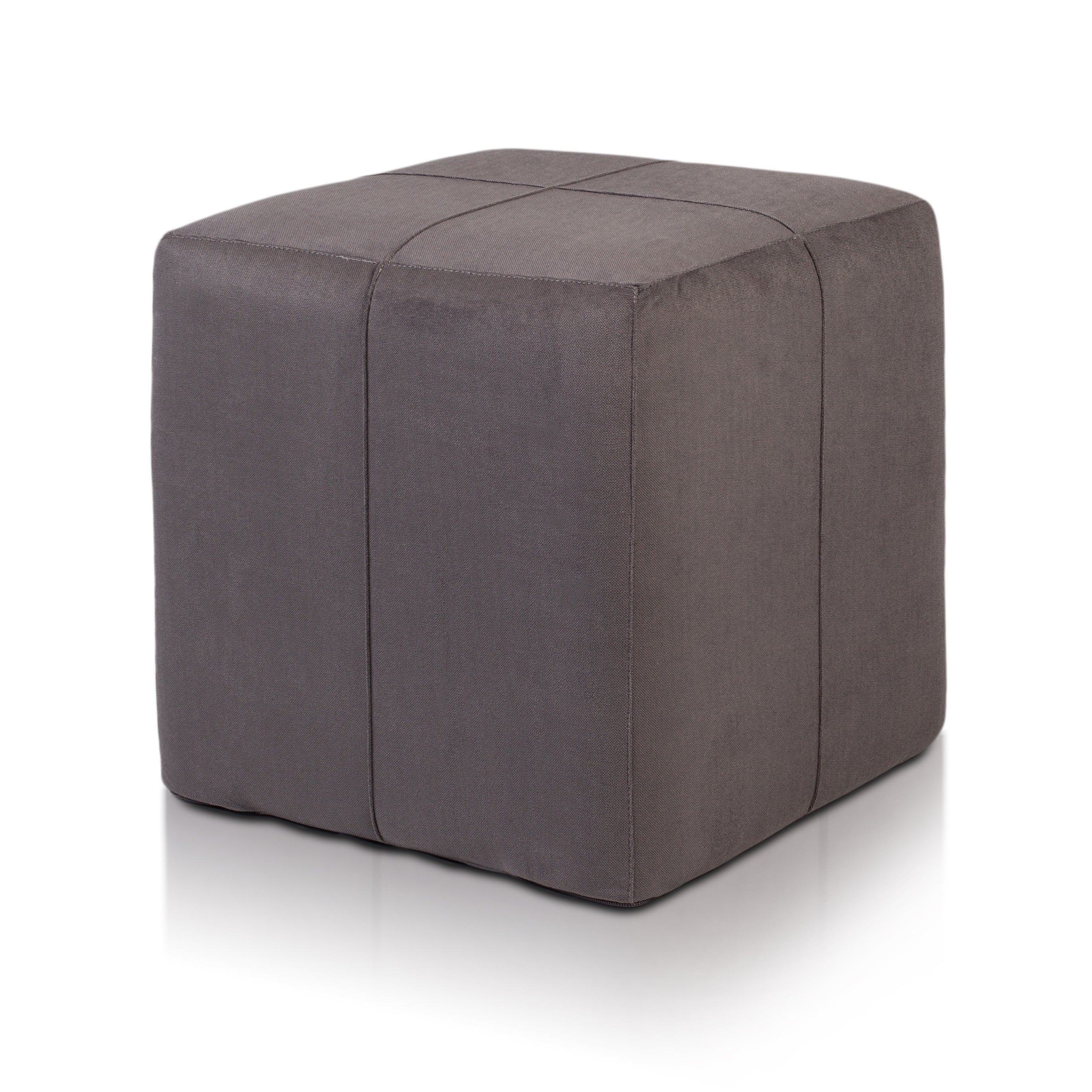 POUF POGGIAPIEDI QUADRATO 40X40 MICROFIBRA