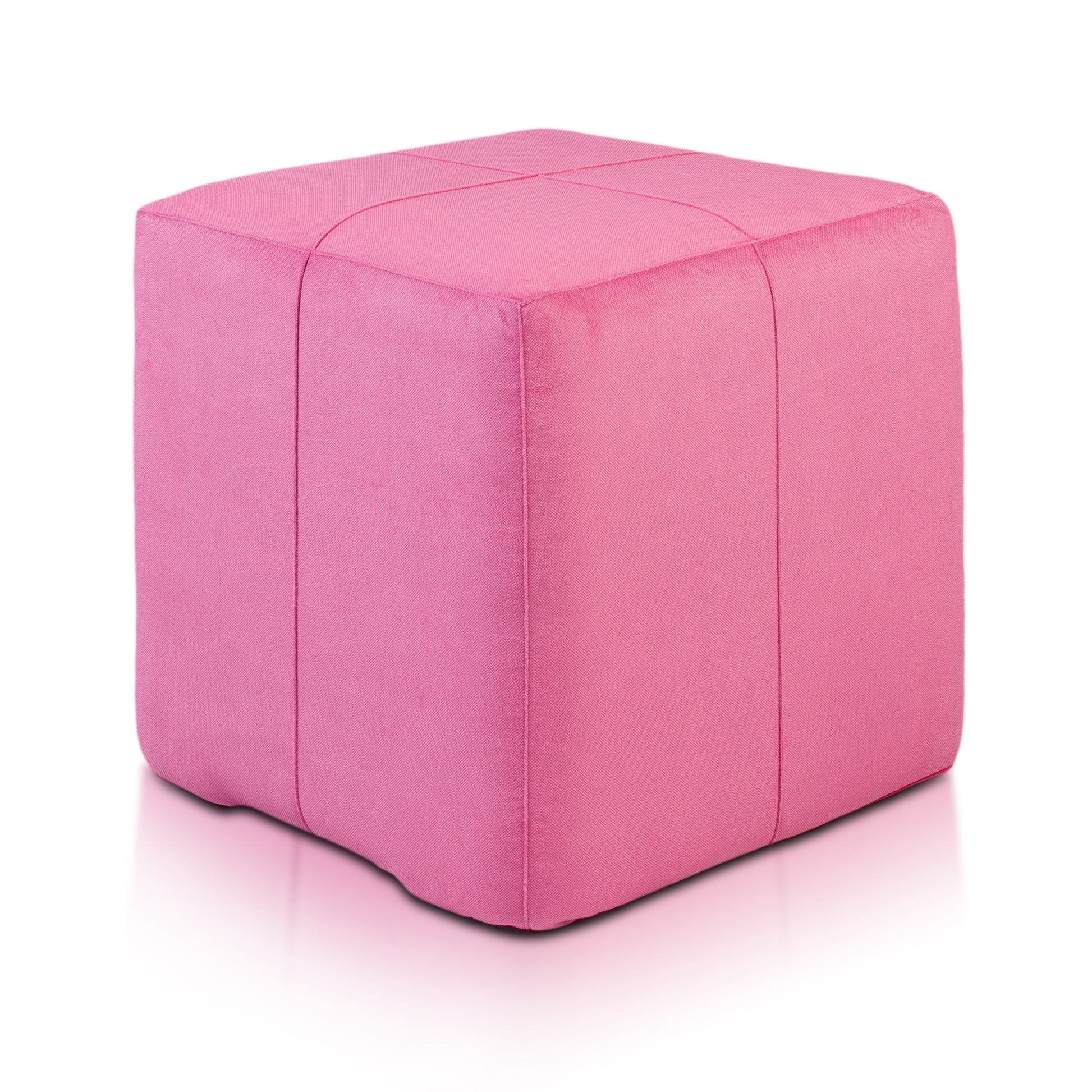 POUF POGGIAPIEDI QUADRATO 40X40 MICROFIBRA