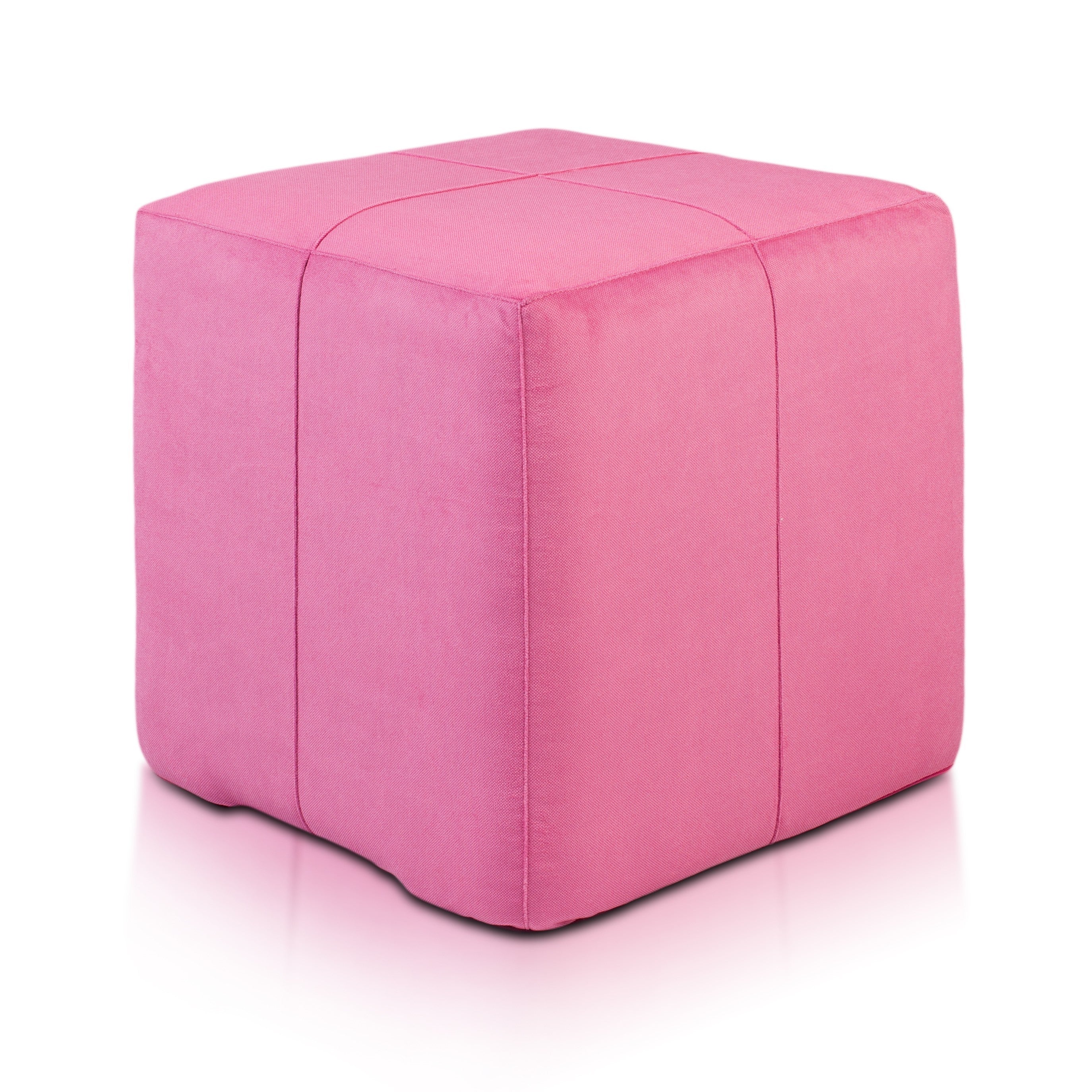 POUF POGGIAPIEDI QUADRATO 40X40 MICROFIBRA
