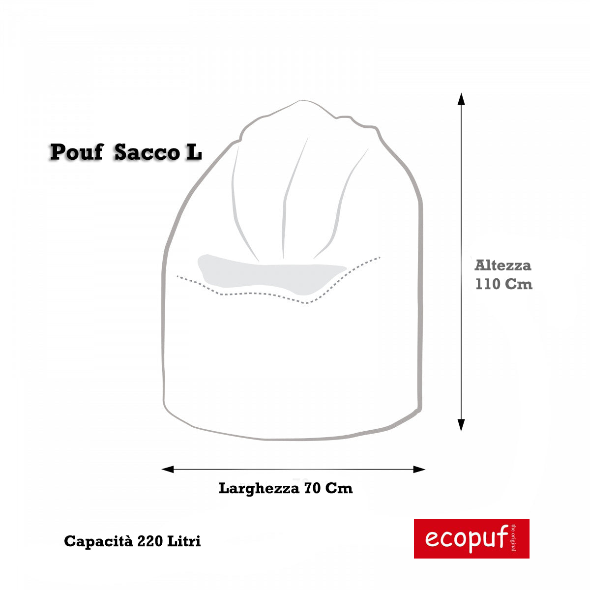 POUF SACCO L AMORE