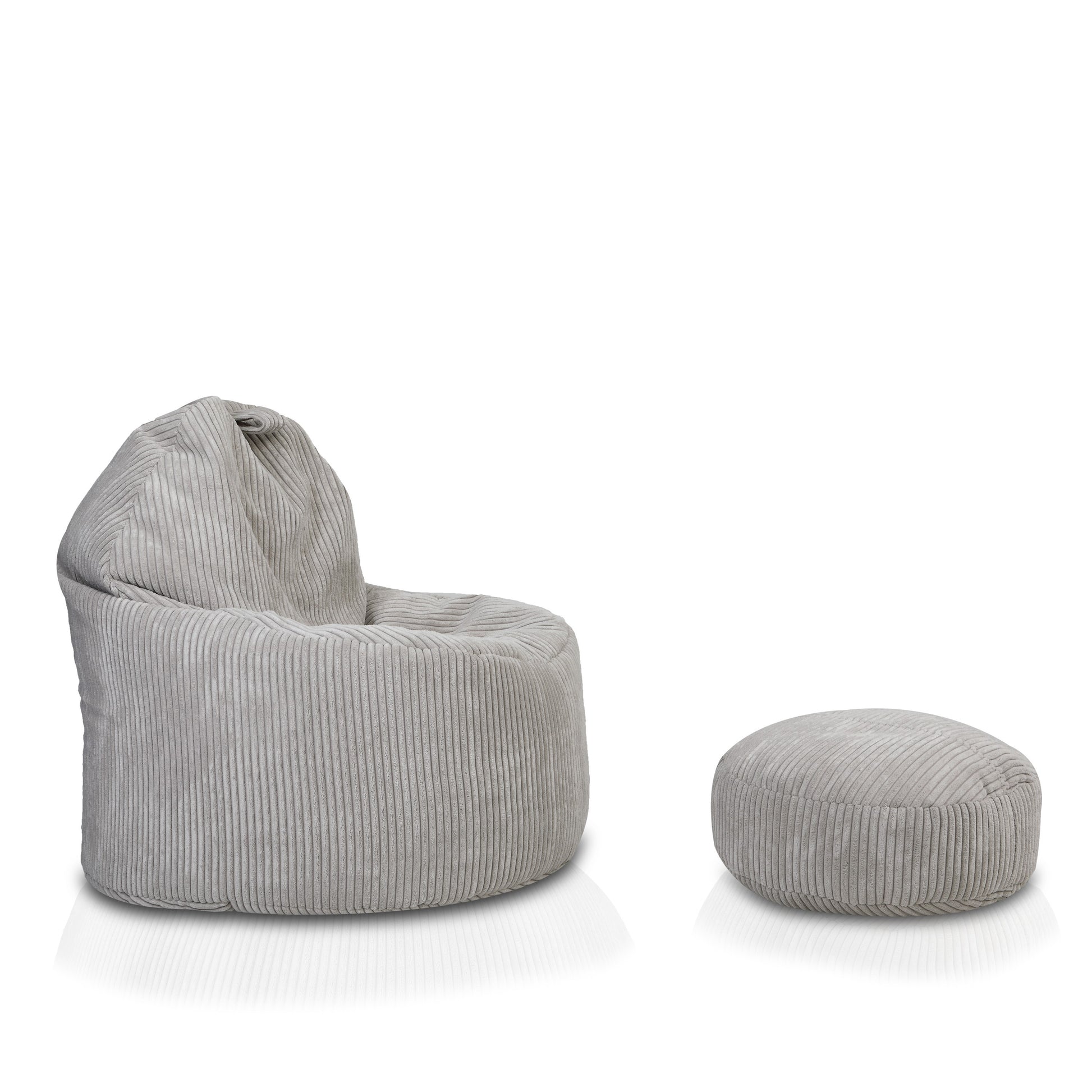 POLTRONA SACCO POUF YOKO SEDUTA IN VELLUTO