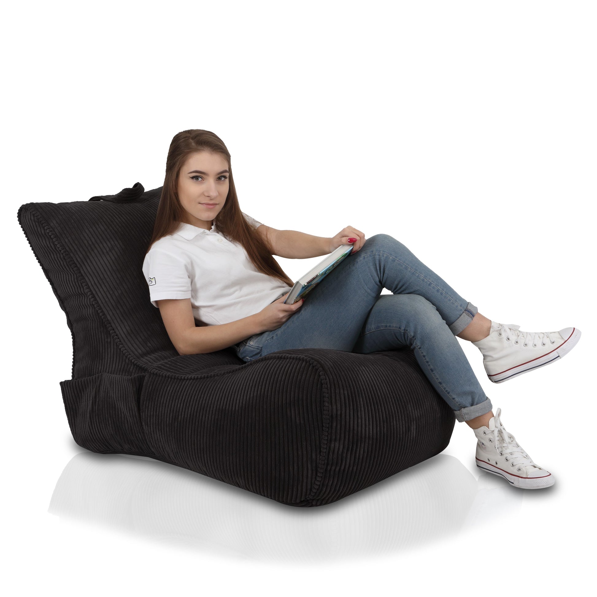 Pouf Poltrona Sacco Chaise Longue Velluto
