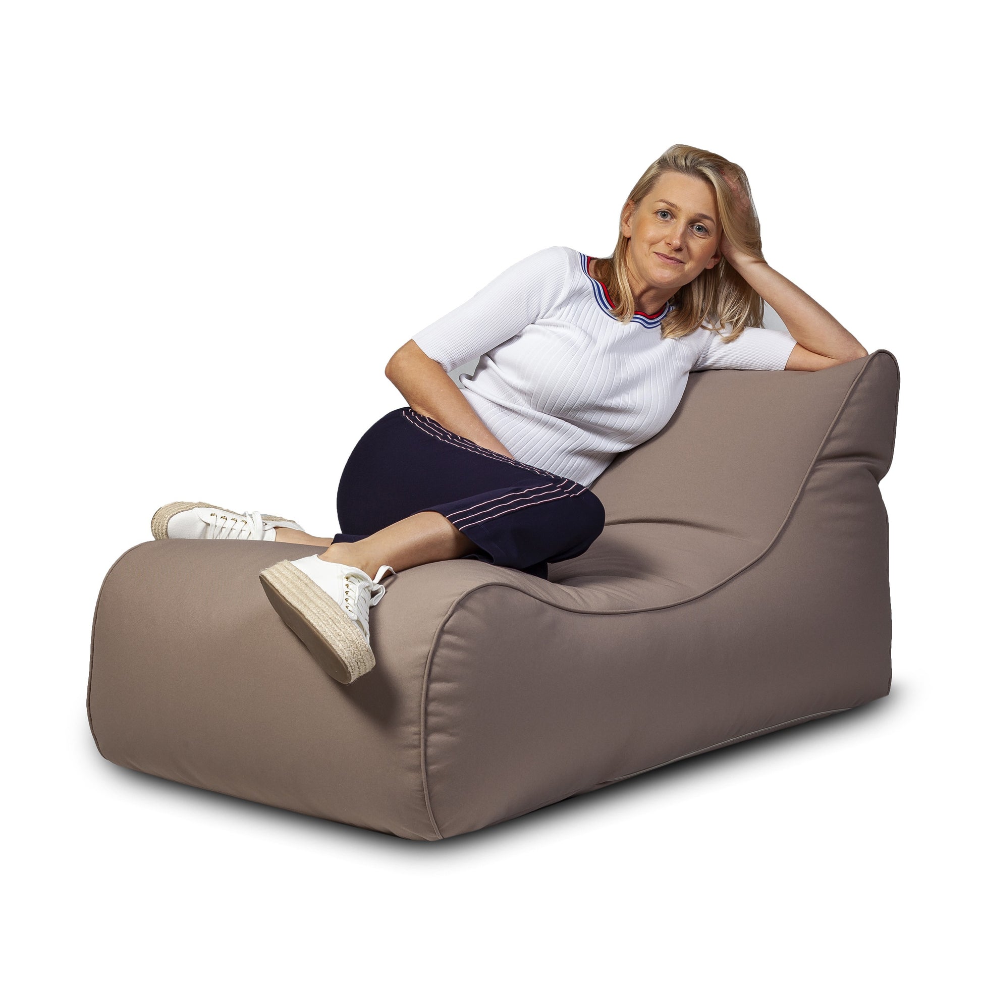 POUF CHAISE LONGUE MASTER POLIESTERE WATERPROOF SFODERABILE