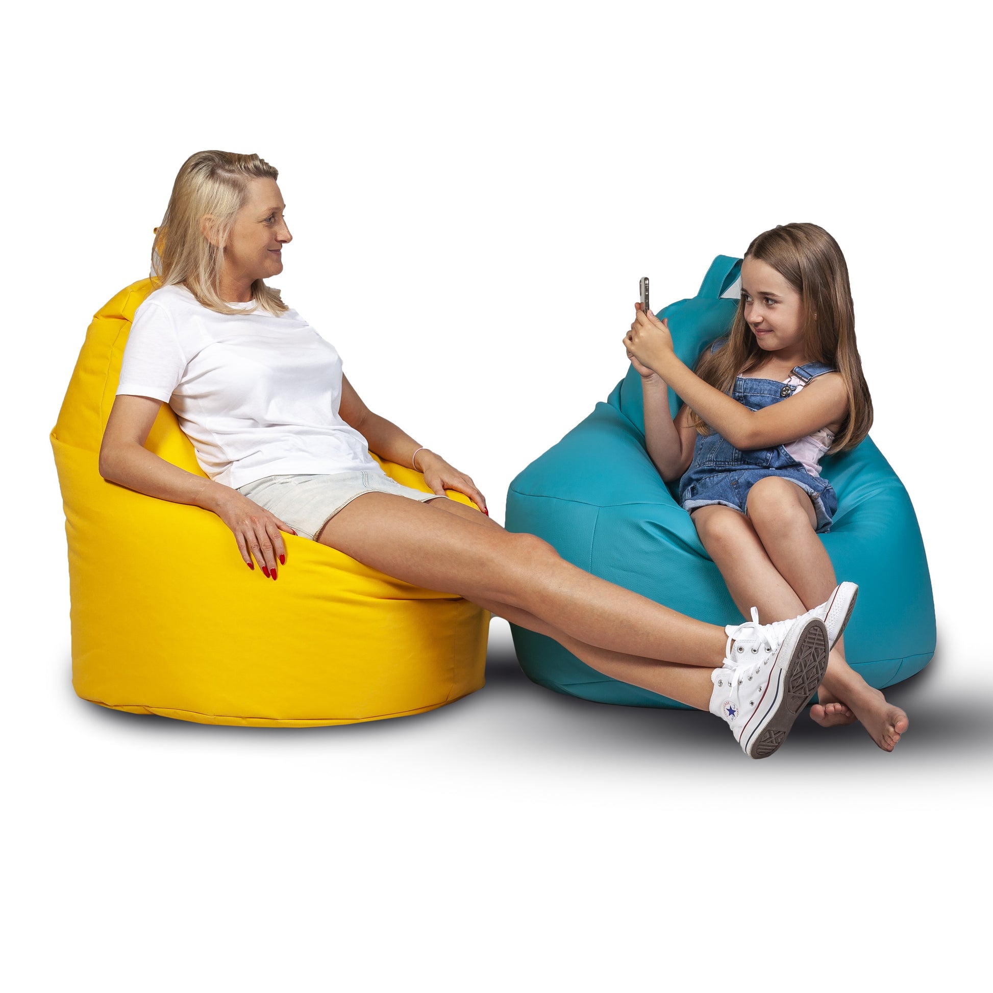 POLTRONA POUF SEDUTA YOKO ECOPELLE