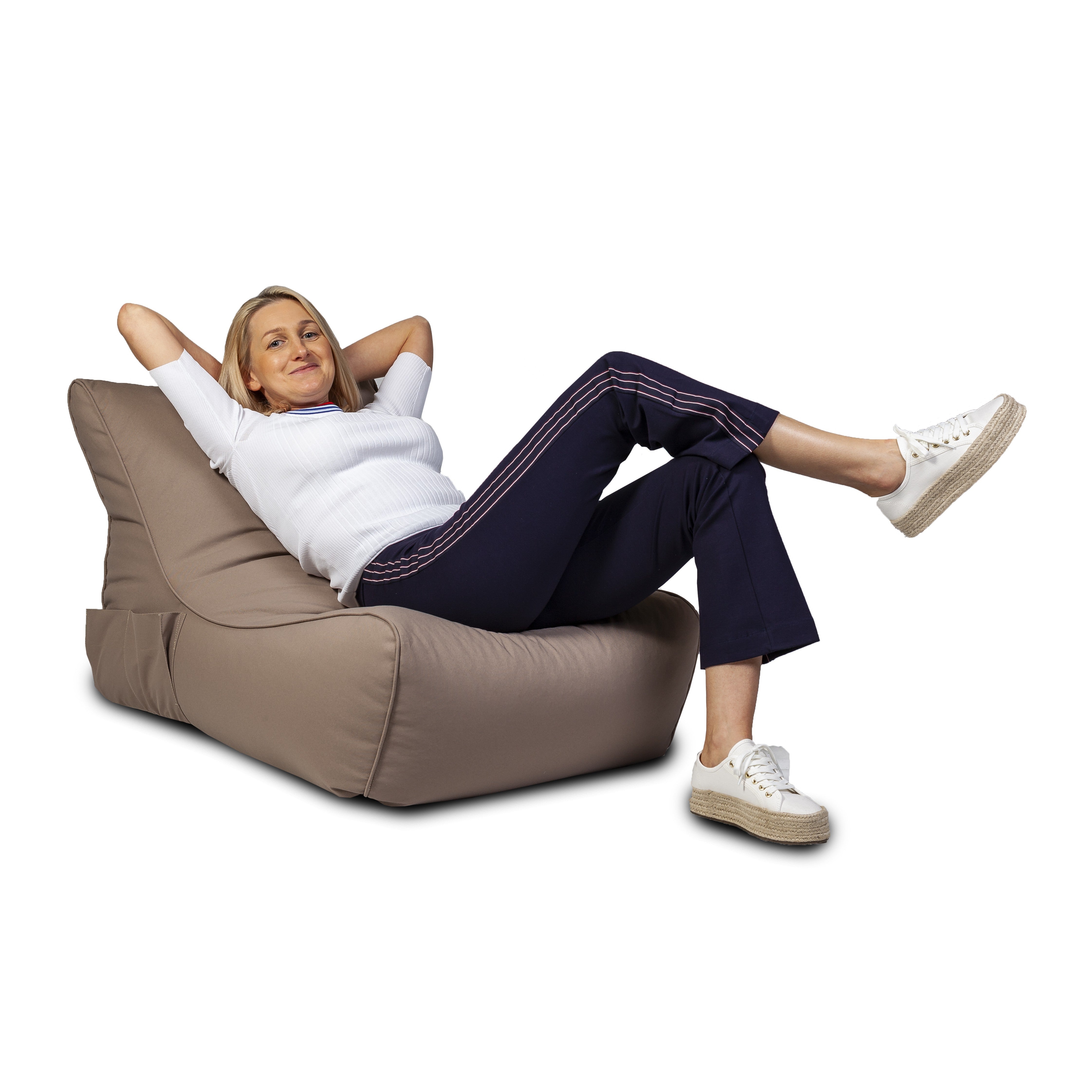 POUF CHAISE LOUNGUE FLAVIO POLIESTERE OUTDOOR WATERPROOF