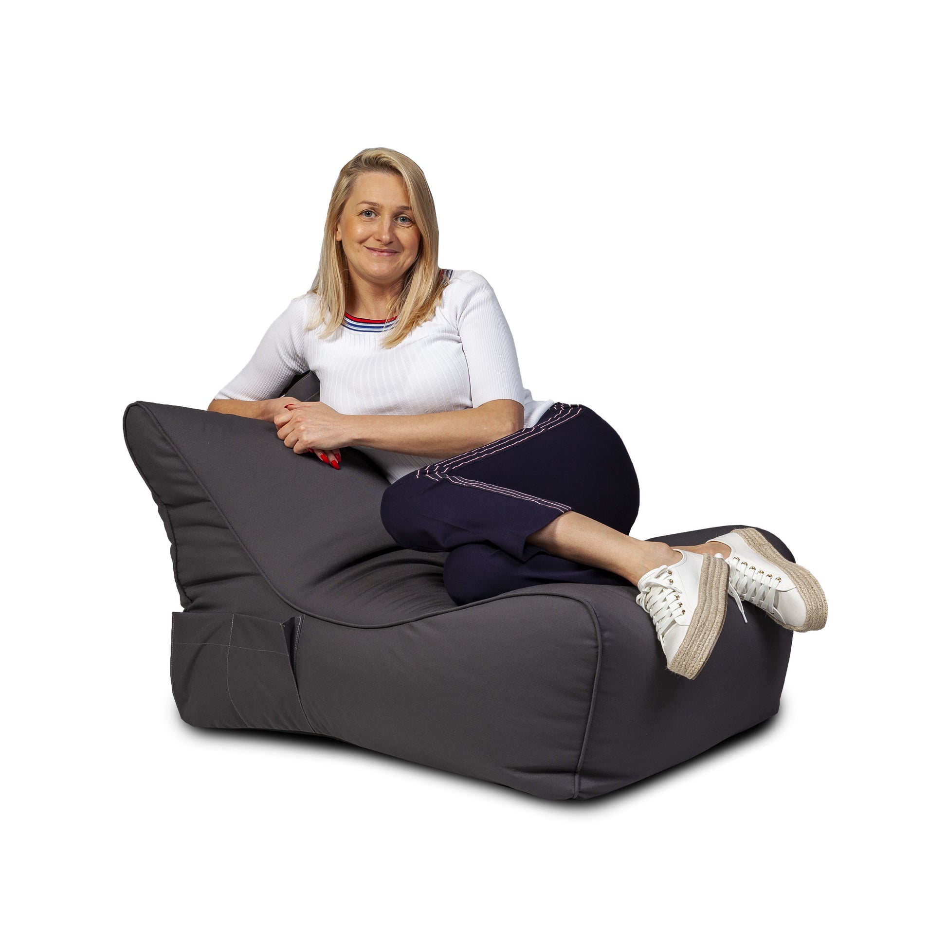 POUF CHAISE LOUNGUE FLAVIO POLIESTERE OUTDOOR WATERPROOF