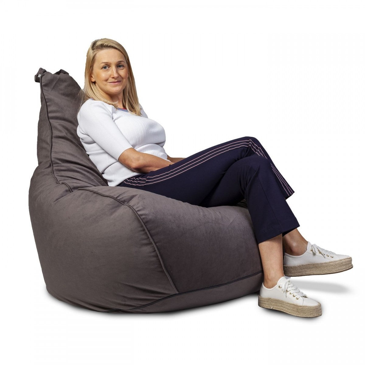 COVER POLTRONA POUF SACCO NAOKI MICROFIBRA
