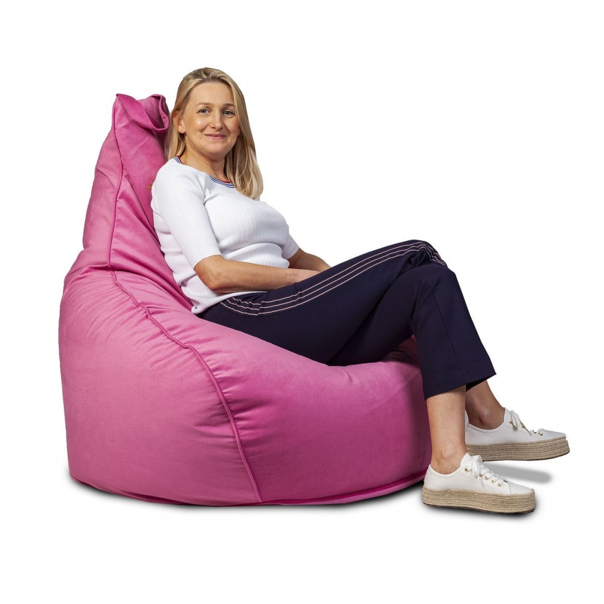 COVER POLTRONA POUF SACCO NAOKI MICROFIBRA