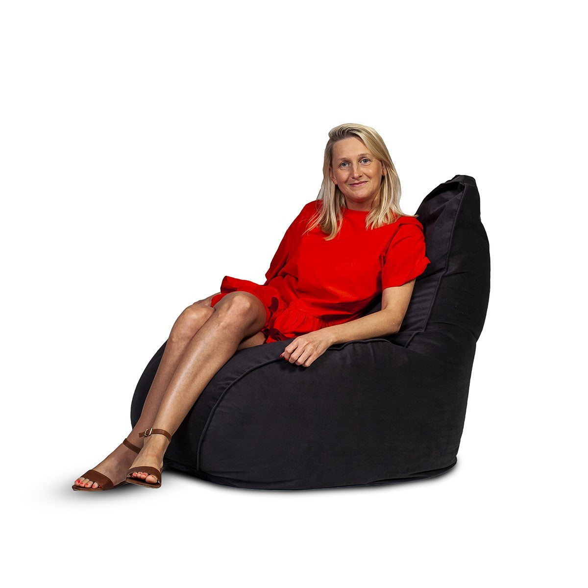 COVER POLTRONA POUF SACCO NAOKI MICROFIBRA