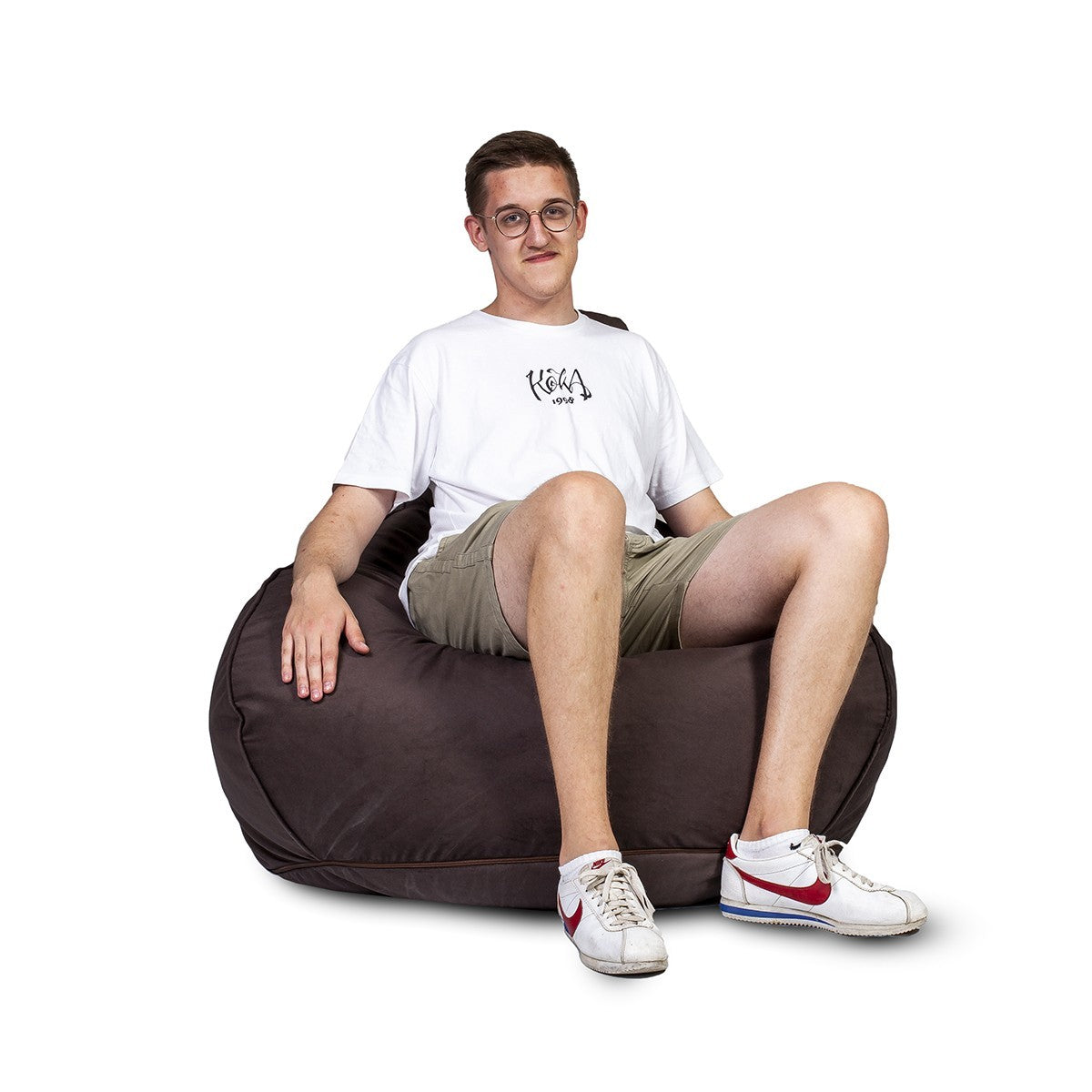 COVER POLTRONA POUF SACCO NAOKI MICROFIBRA