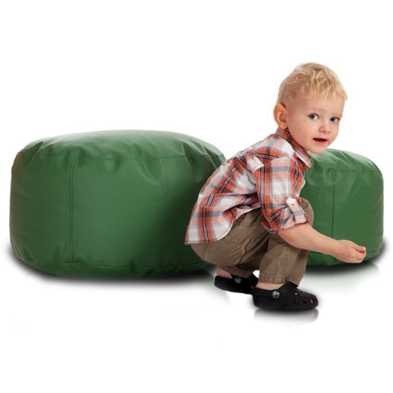 POUF ROTONDO CLASSIC S POGGIAPIEDI ECOPELLE