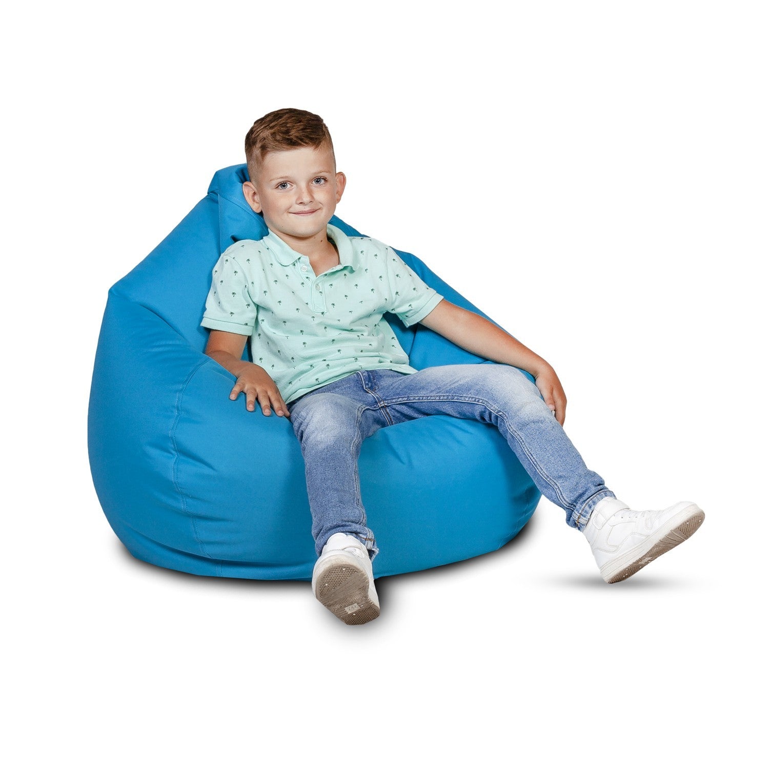 POLTRONA POUF SACCO OSCAR POLIESTERE CON MANIGLIA