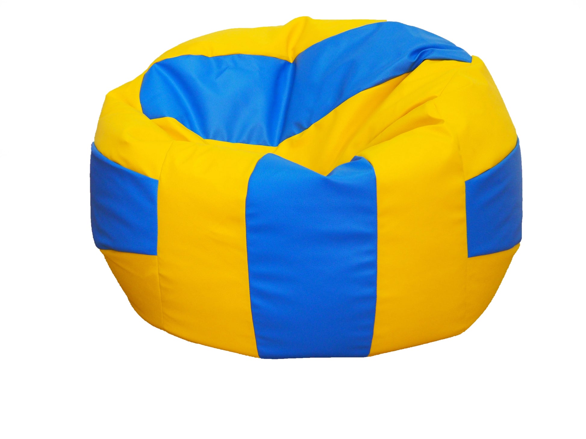 POUF PALLONE PALLAVOLO IN ECOPELLE PALLA VOLLEYBALL Ø 90