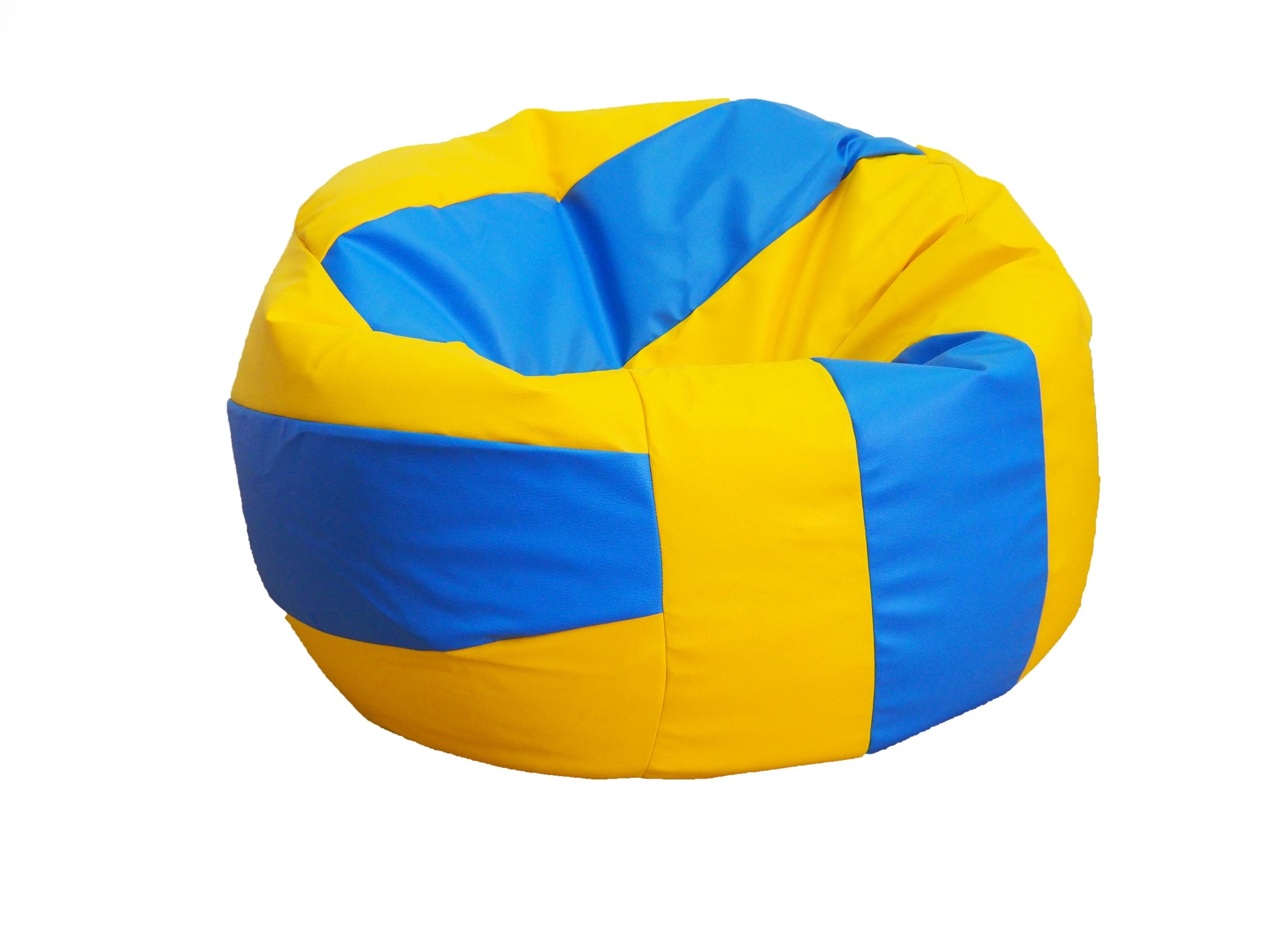 POUF PALLONE PALLAVOLO IN ECOPELLE PALLA VOLLEYBALL Ø 90