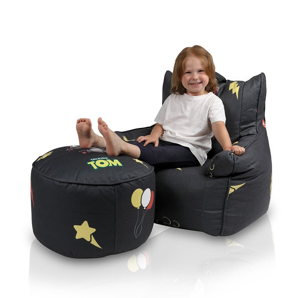 Pouf Poltrona Sacco per bambini Talking Tom