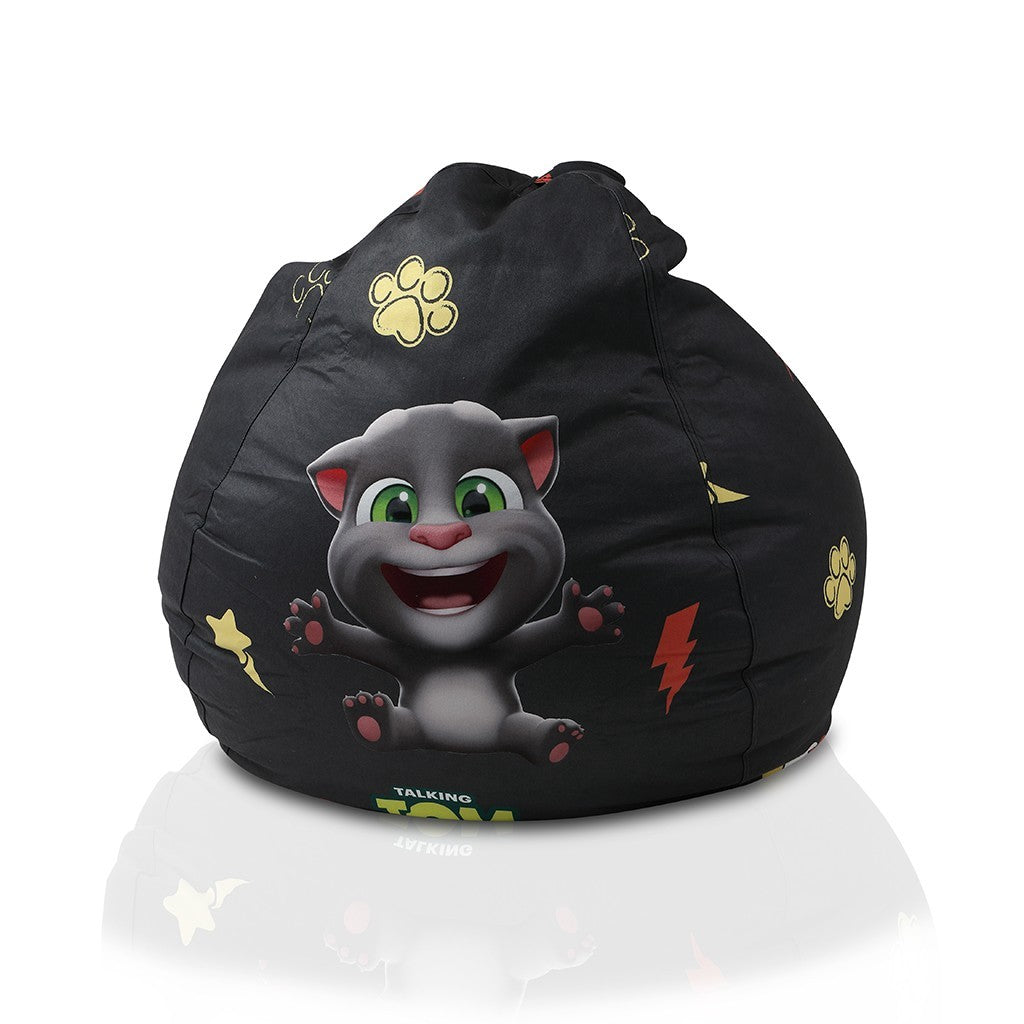 Poltrona Sacco completa di Poggiapiedi Talking Tom