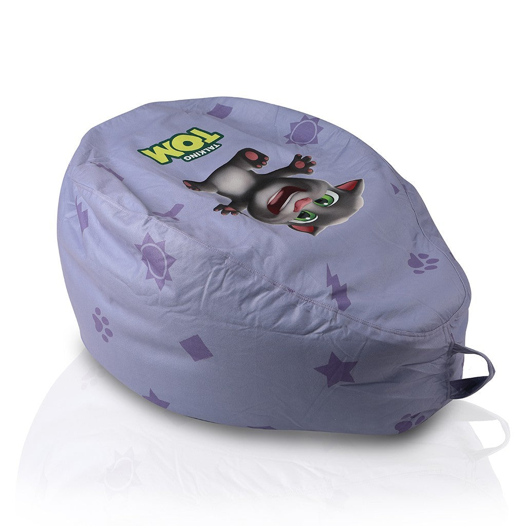 Poltrona Sacco completa di Poggiapiedi Talking Tom