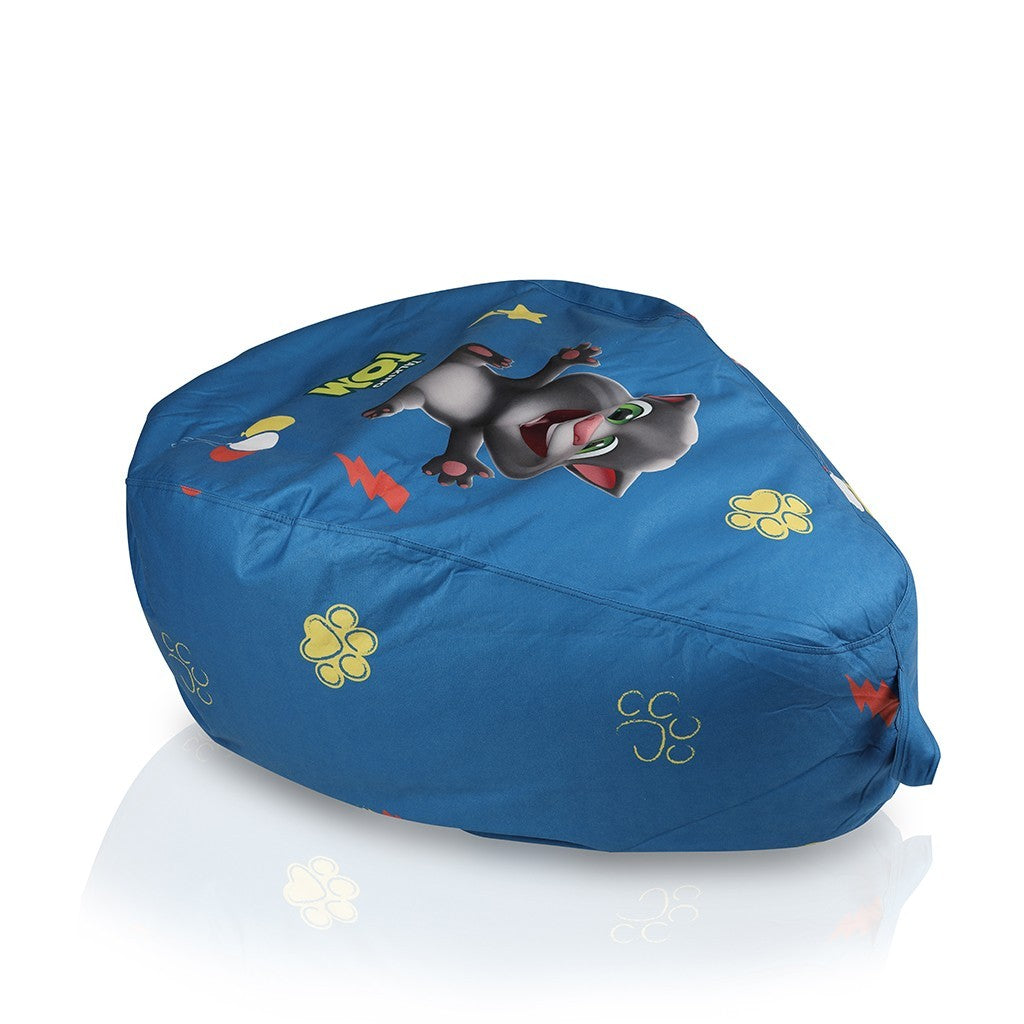 Poltrona Sacco completa di Poggiapiedi Talking Tom
