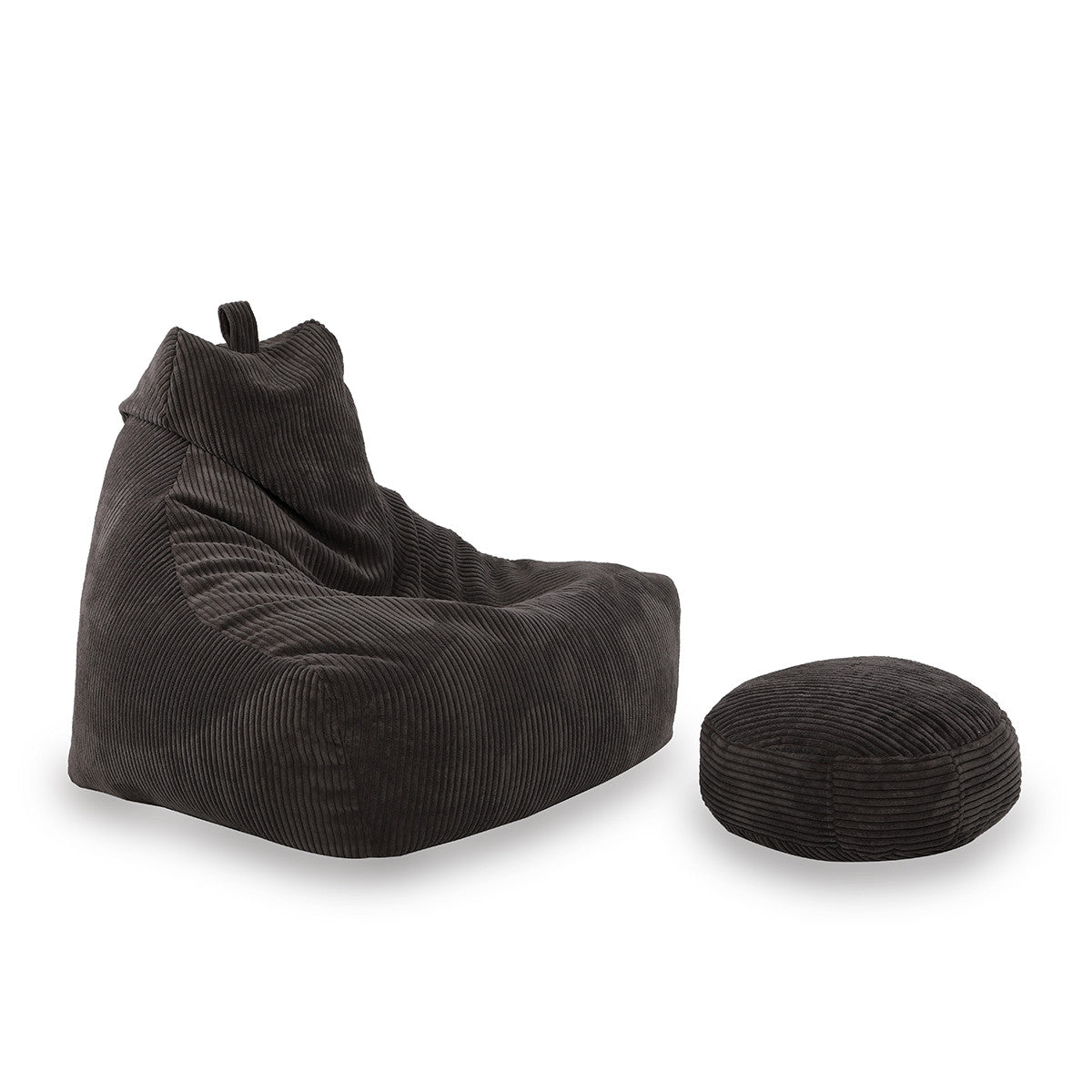 Pouf Poltrona Sacco Seduta Keiko M In Velluto Con Cuscino
