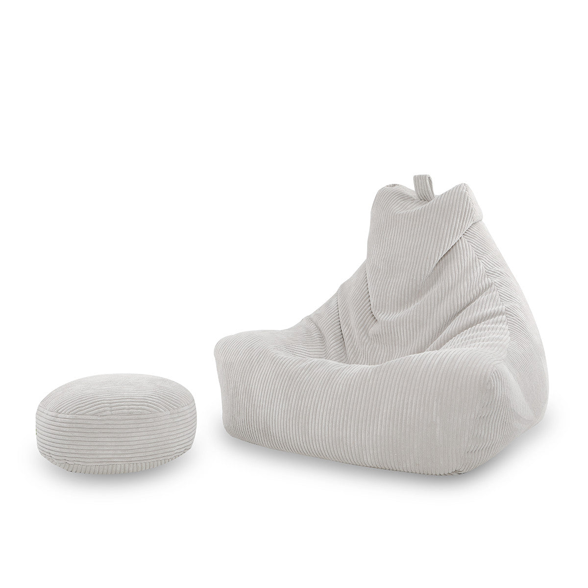 Pouf Poltrona Sacco Seduta Keiko M In Velluto Con Cuscino