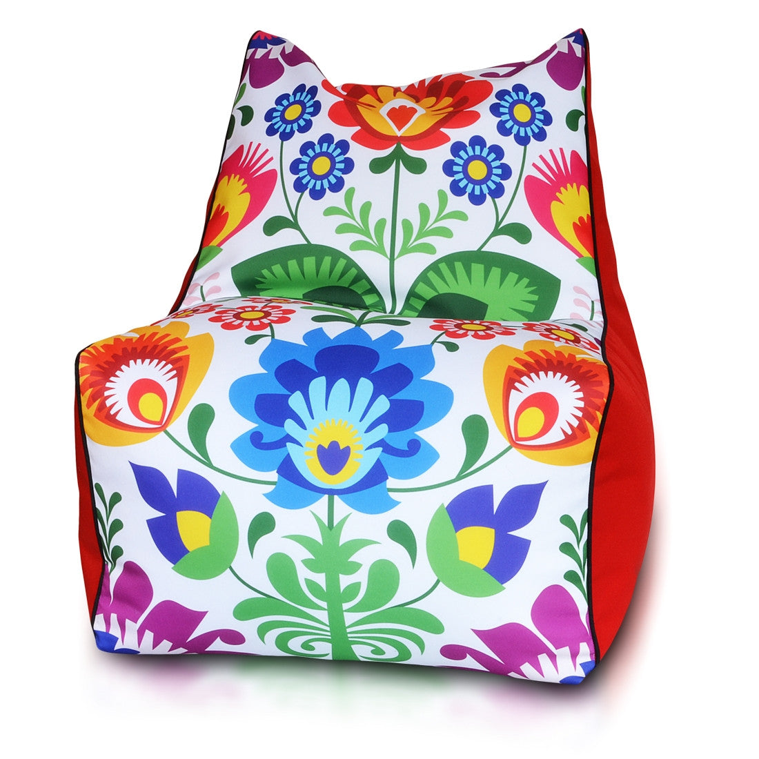 Solid Pouf Sacco con Imbottitura Seduta Morbida in Poliestere fantasia Design