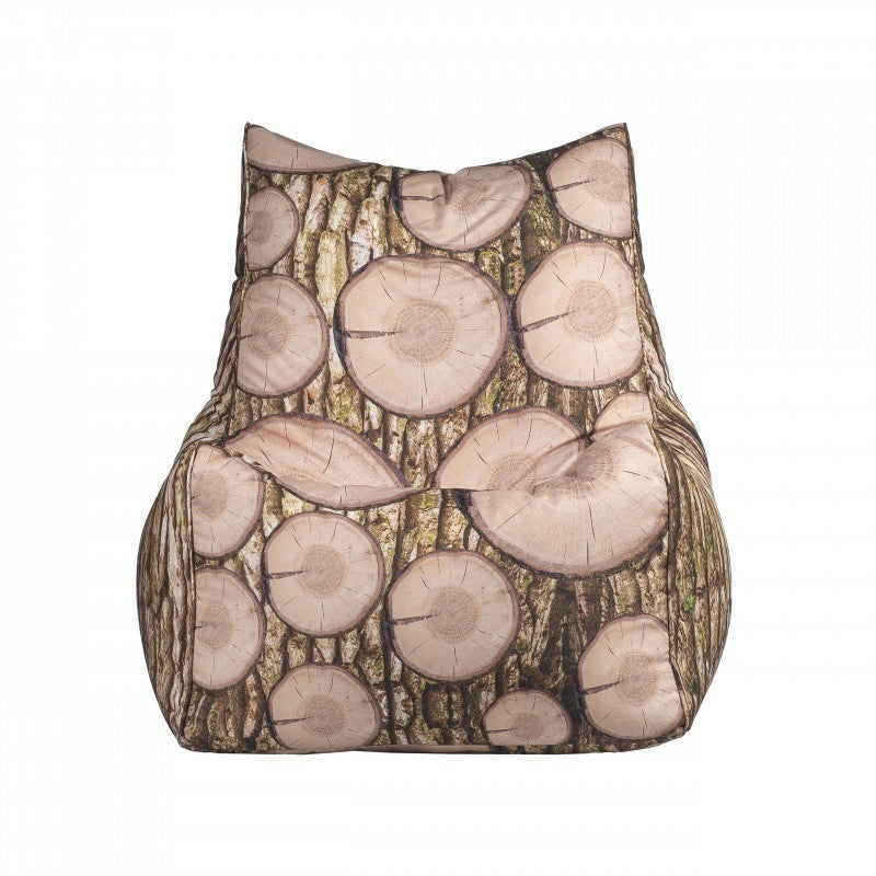 Solid Pouf Sacco con Imbottitura Seduta Morbida in Poliestere fantasia Design