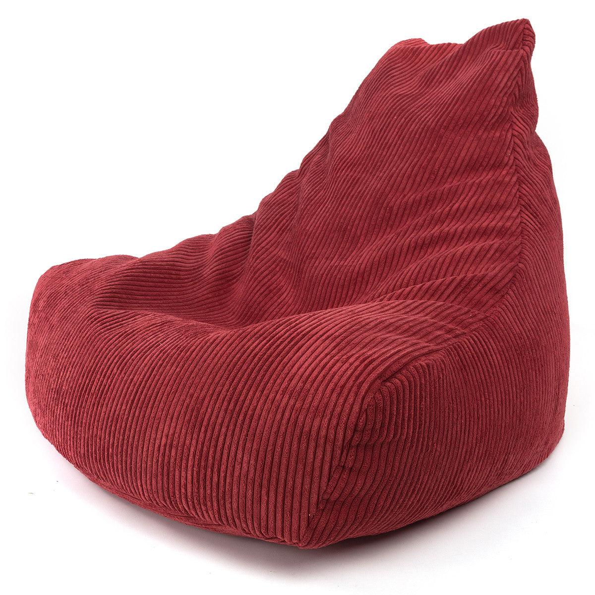 Pouf poltrona sacco seduta keiko s in velluto con Cuscino