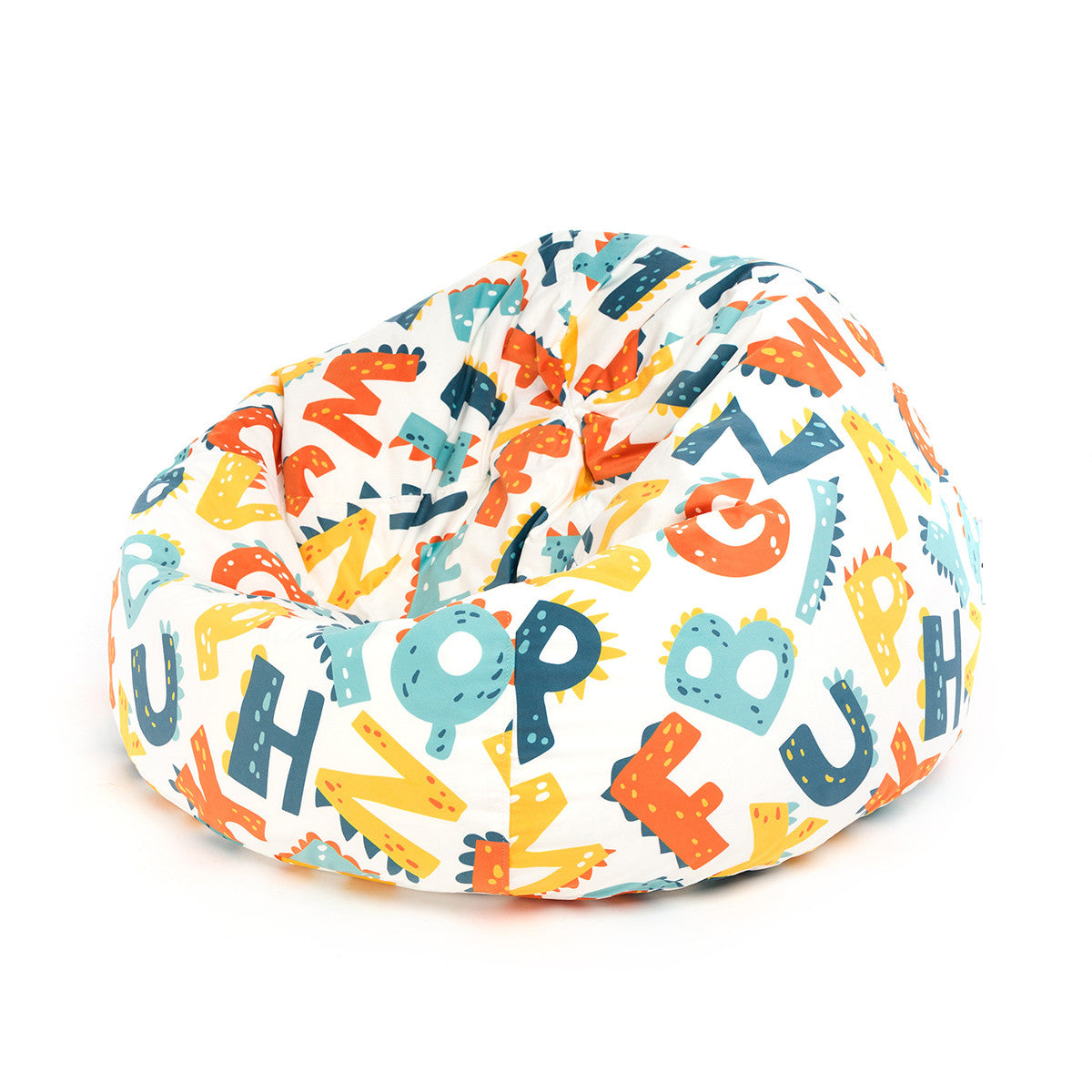 Sakwa M Pouf a Sacco con Imbottitura, Velluto Fantasia Design, sfoderabile